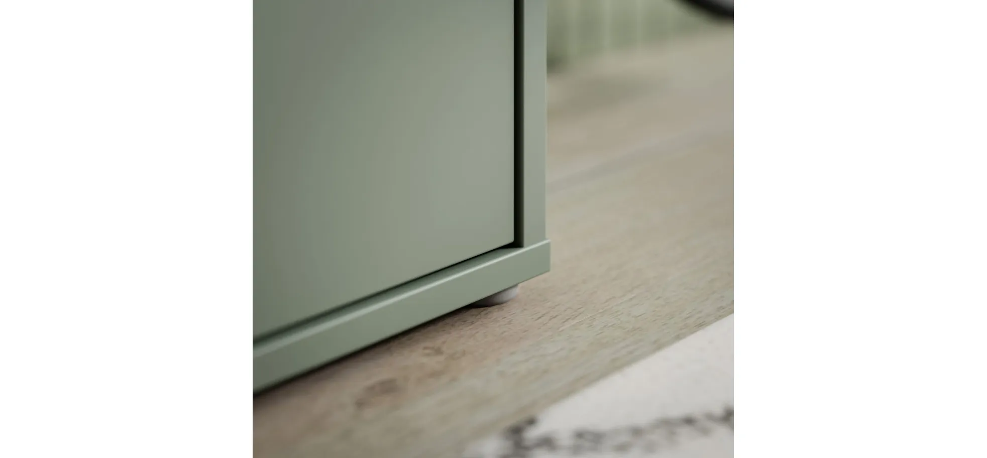 Schuhschrank, Salbei, 3 Türen - Faid