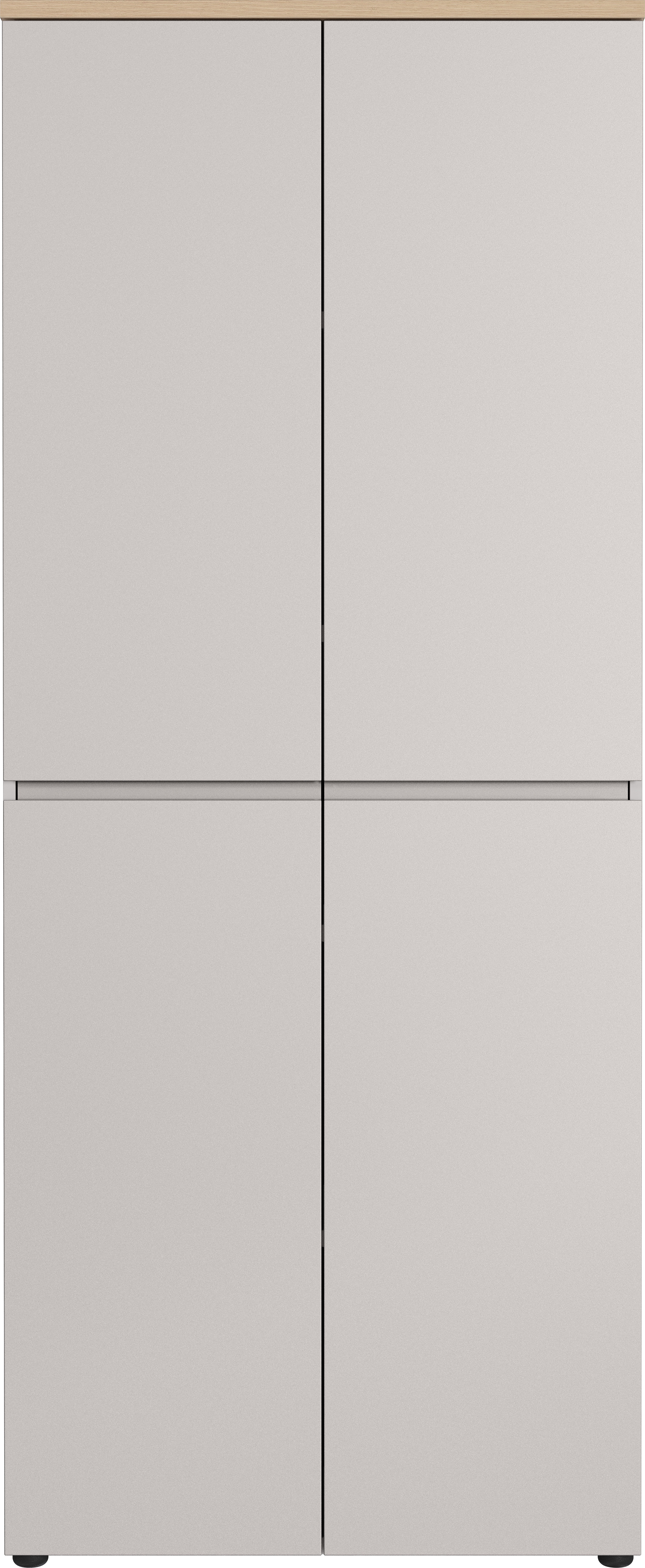 Aktenschrank, Kaschmir/Eiche NB  - Griffin