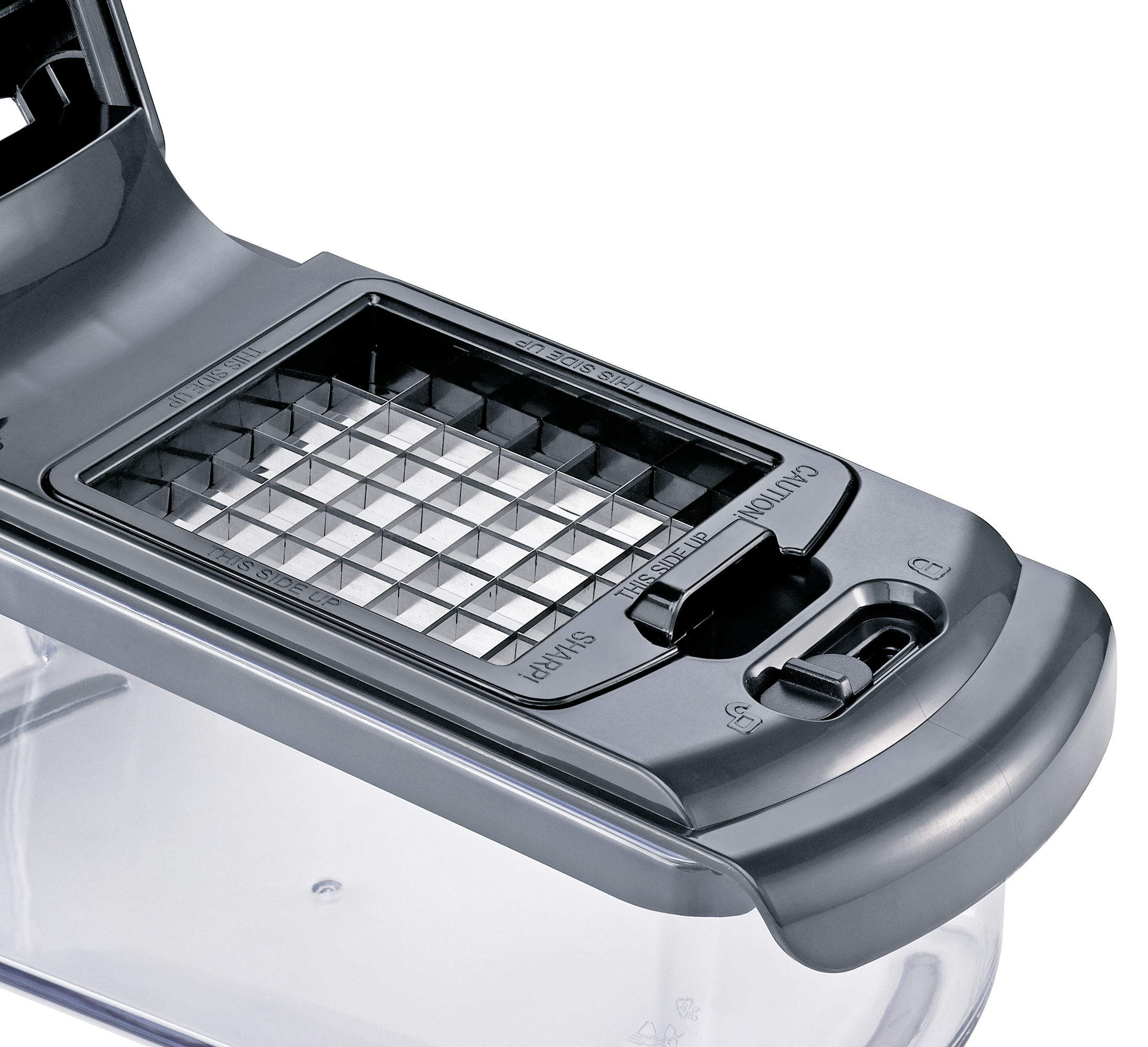 Zwiebel-/Gemüsewürfler Compacto - Kunststoff, schwarz/transparent, 30cm