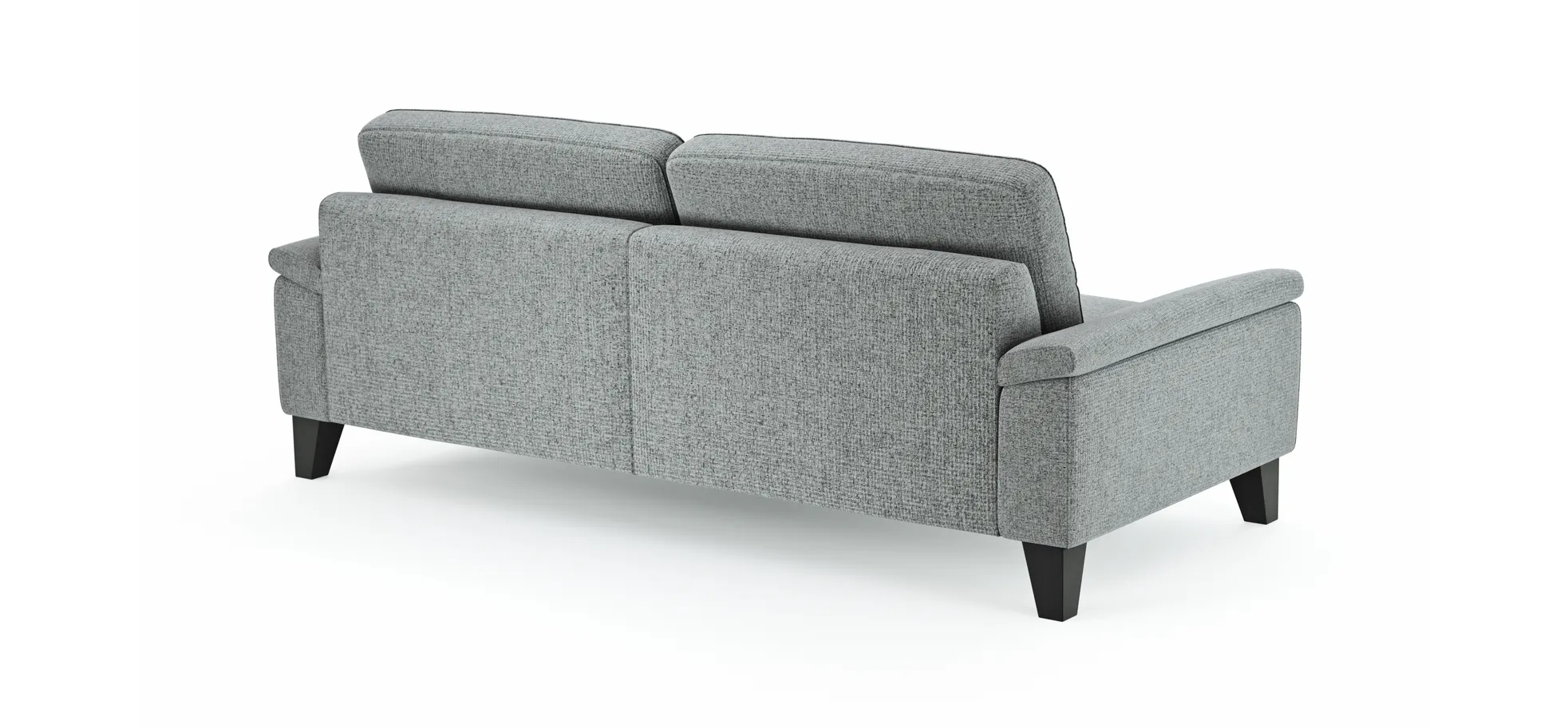 Sofa Oviedo - 3-Sitzer, Stoff, Hellgrau