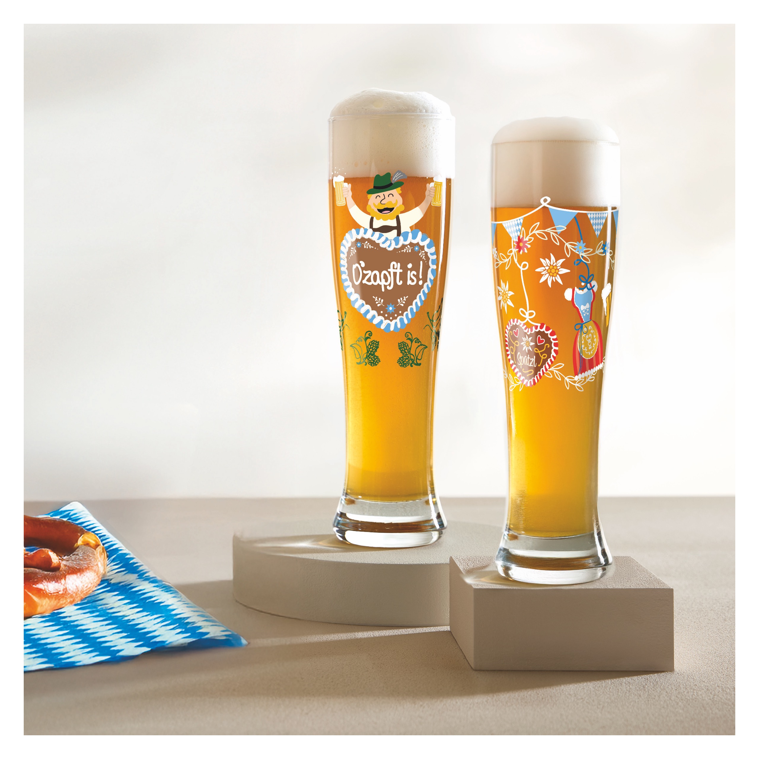 Ritzenhoff Bierglas Brauchzeit Weizen - O'zapft is