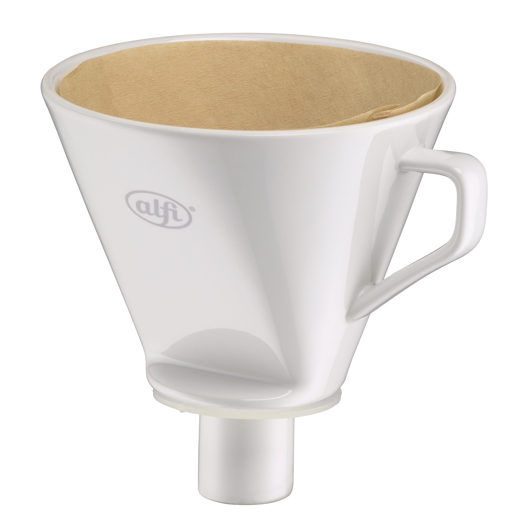 Kaffeefilter,  Größe 4, Porzellan weiß - Aroma Plus