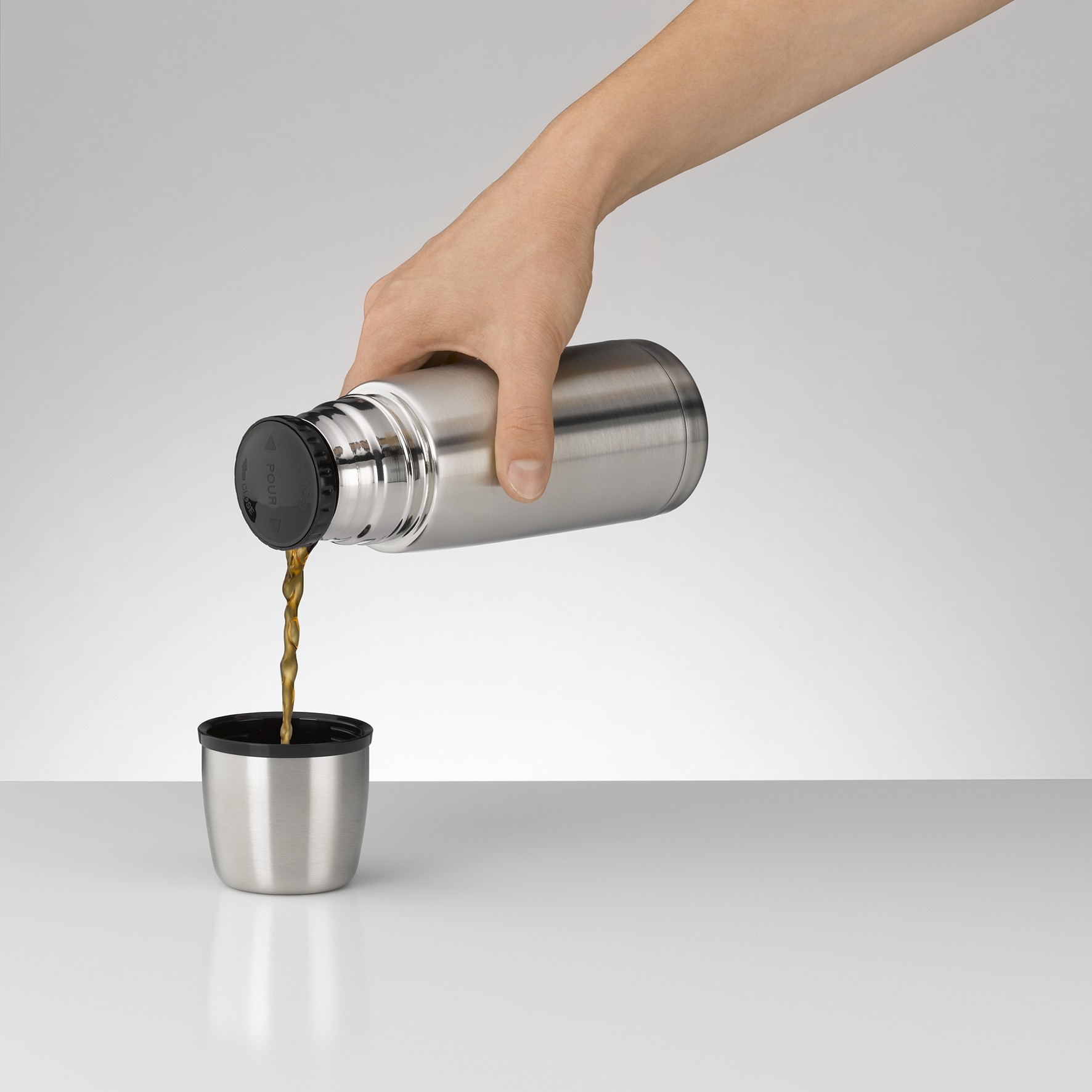 Isolierflasche st. steel mat 0,35l - ISOTHERM PERFECT DV