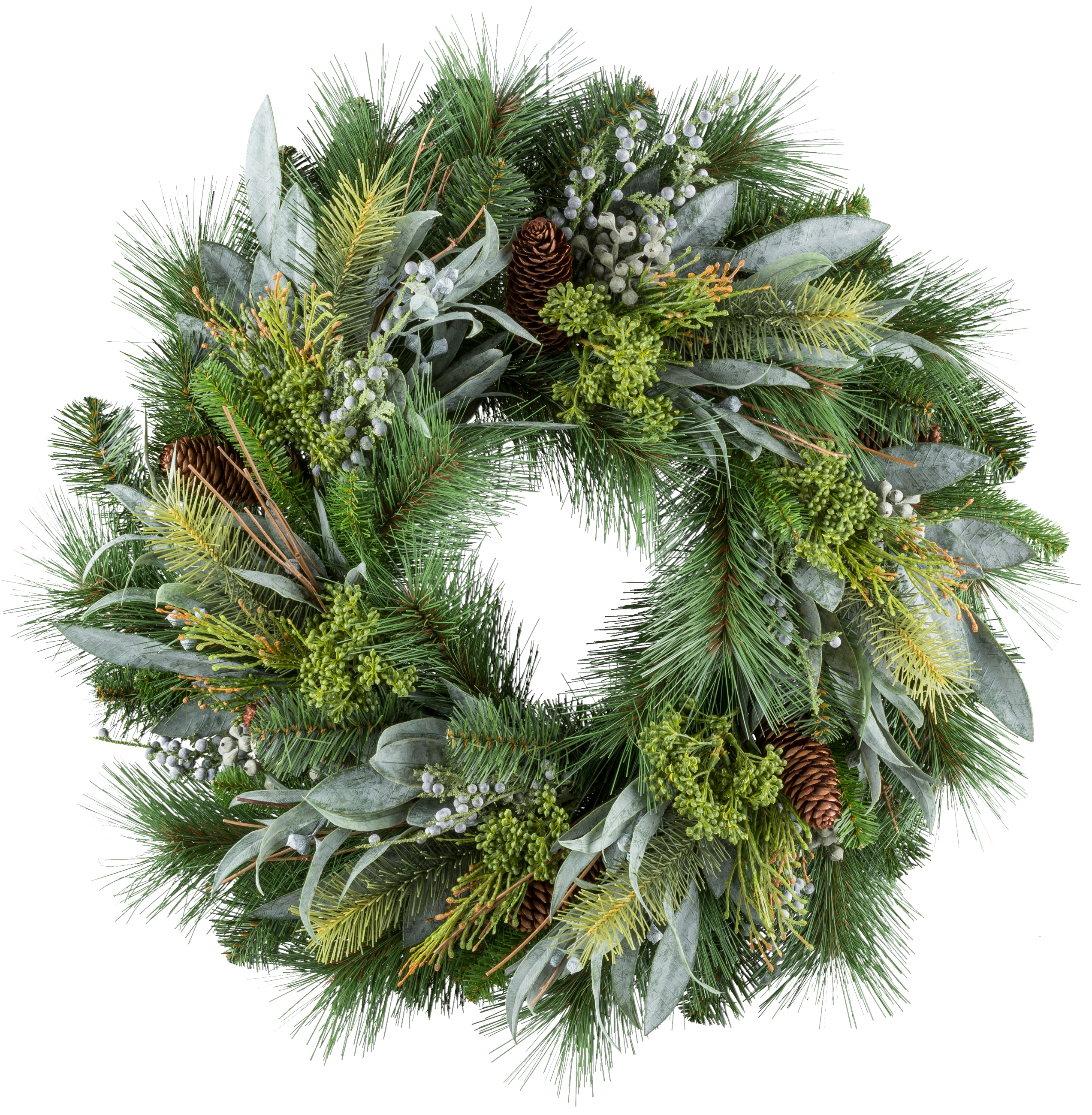 Tannenmixkranz - 68cm, grün