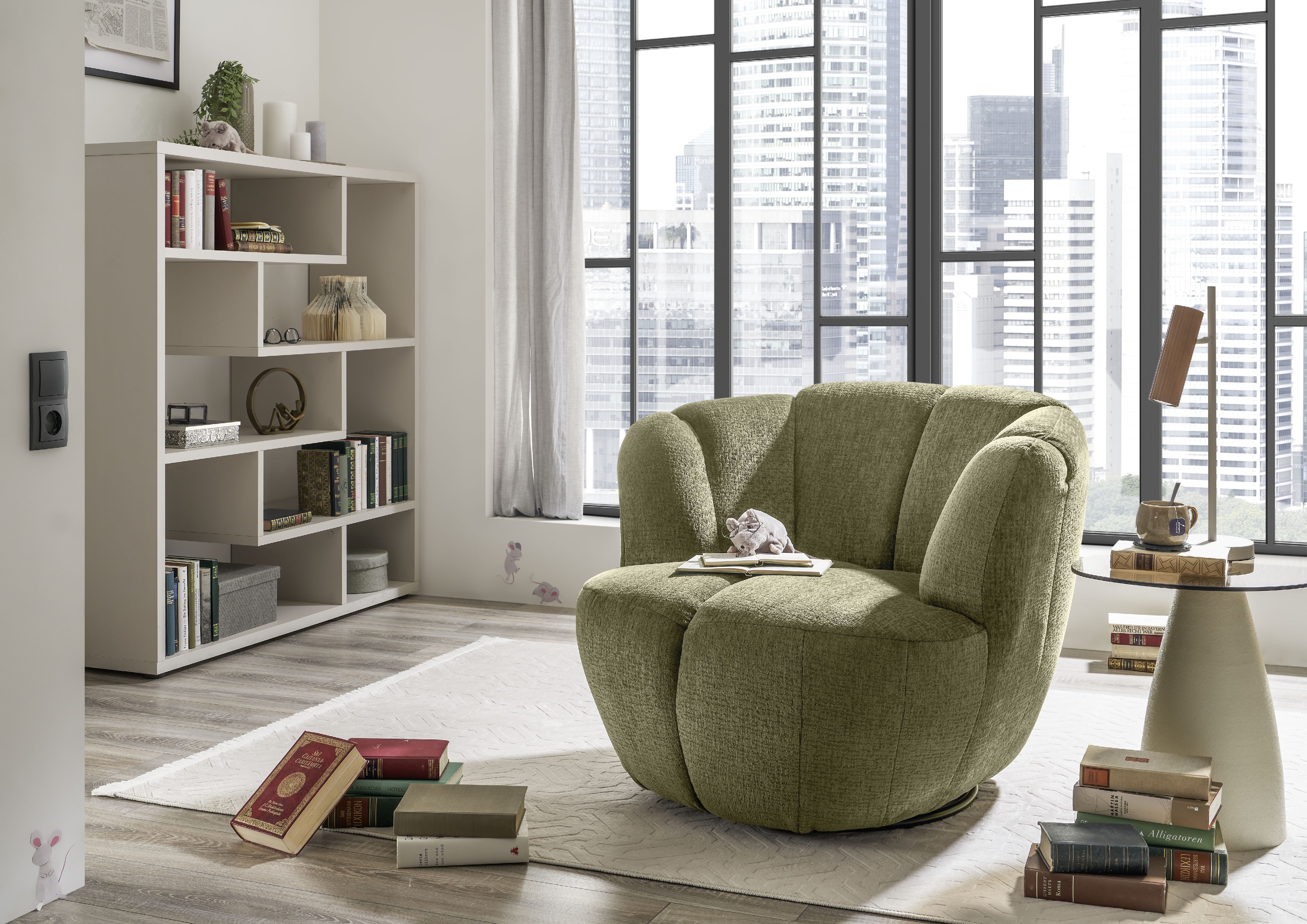 Raumteiler, Kaschmir matt Lack Nachbildung - Mirando