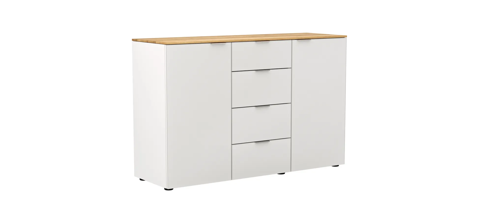 Kommode Colorado - BHT ca. 135x87x43 cm, Weiß