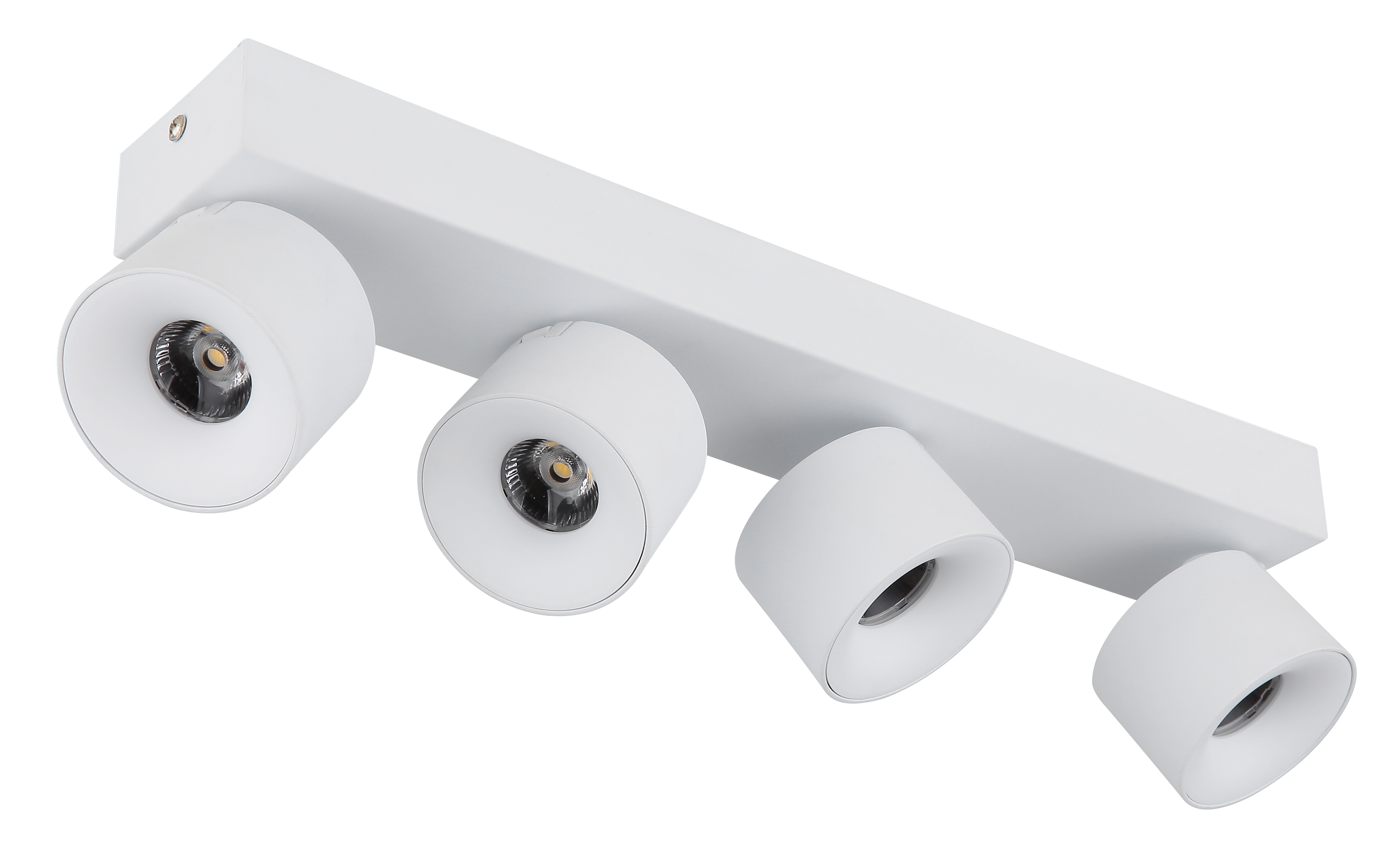 LED Strahler RAE - Metall weiß matt, 4x LED