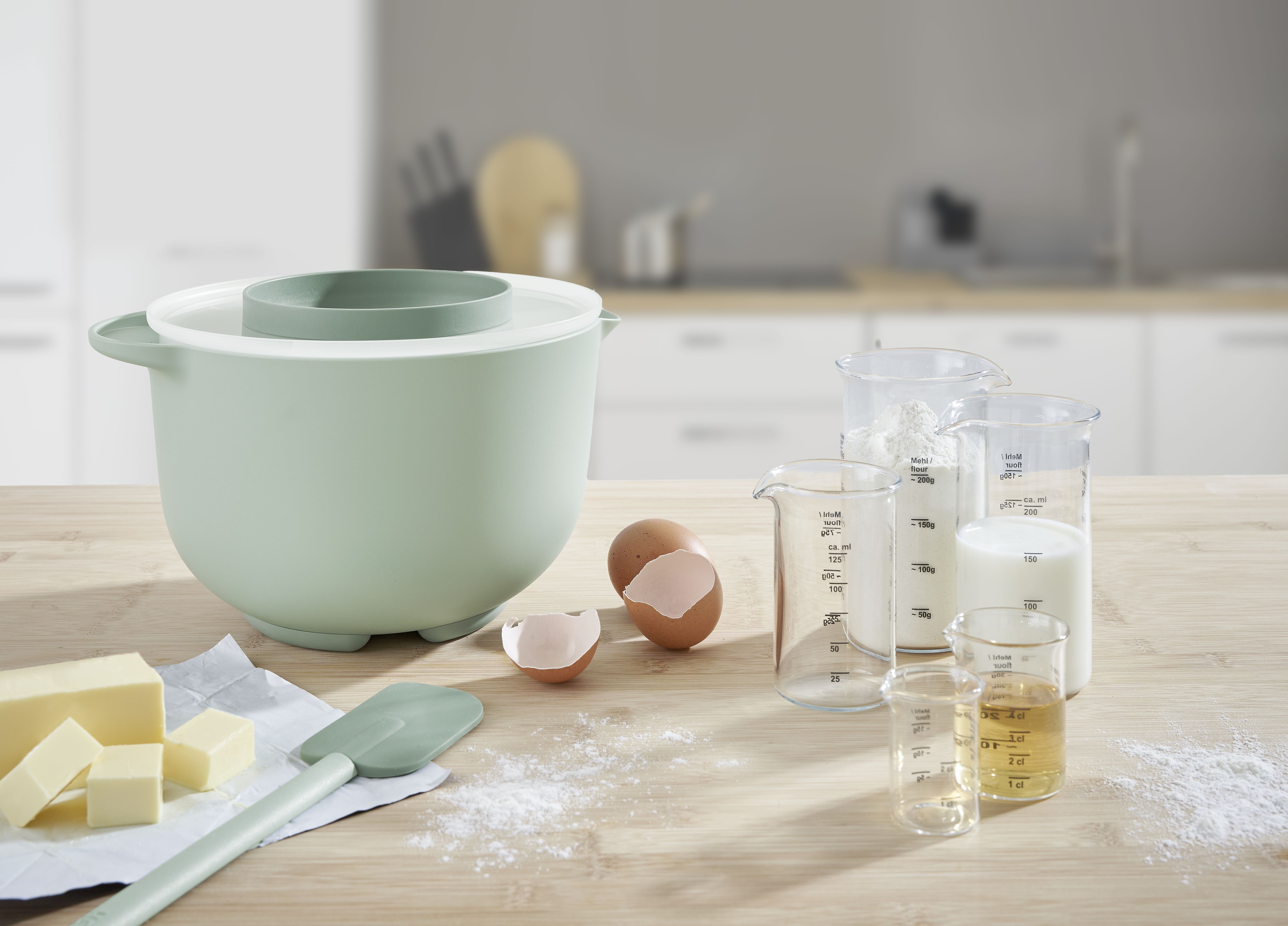 Messbecherset mit Skala 5-Tlg. - Borosilikatglas