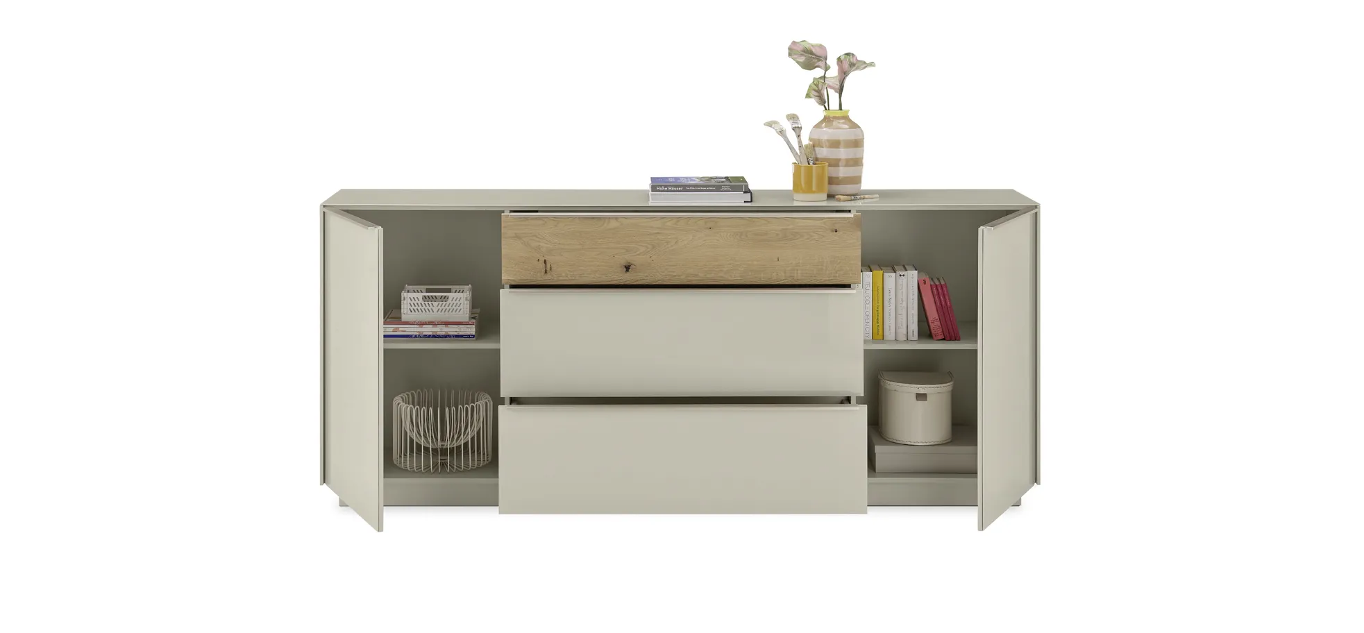 Sideboard, Kaschmir matt lack Nachbildung - Marybelle