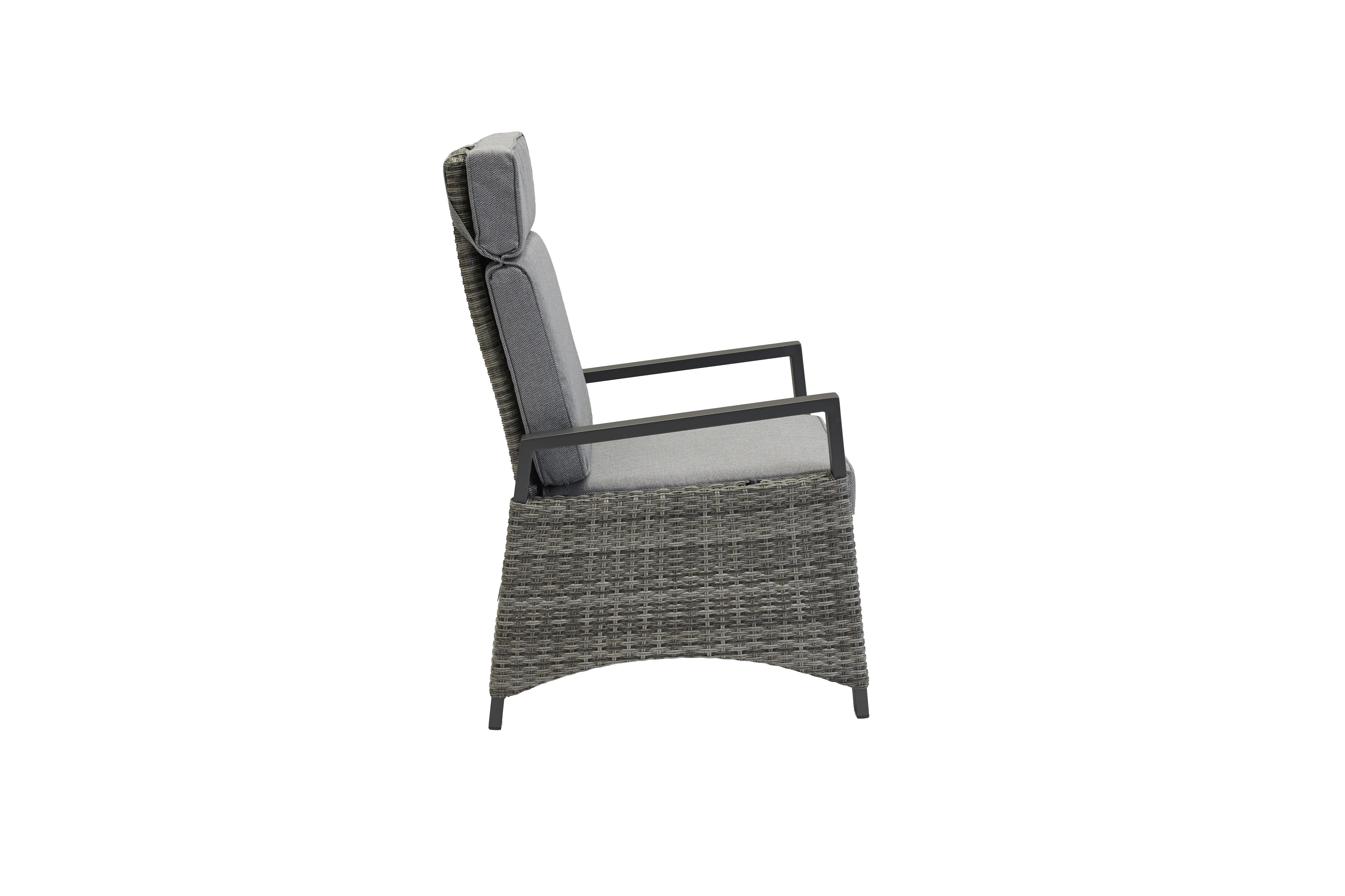 Living Sessel, Geflecht anthrazit - Keramo-Vivera