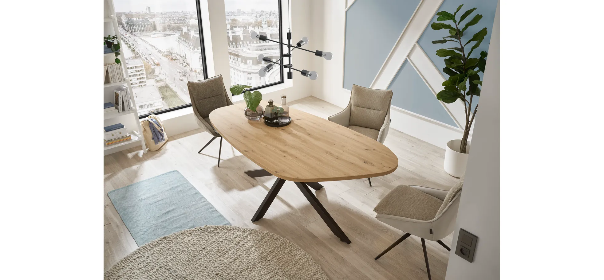 Stuhl, drehbar 360° autoreturn - Mandy