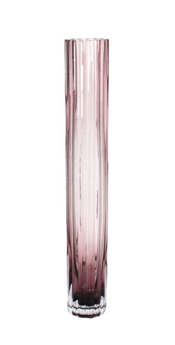 Vase Motala Streifen rosa 7,5 Ø 50h