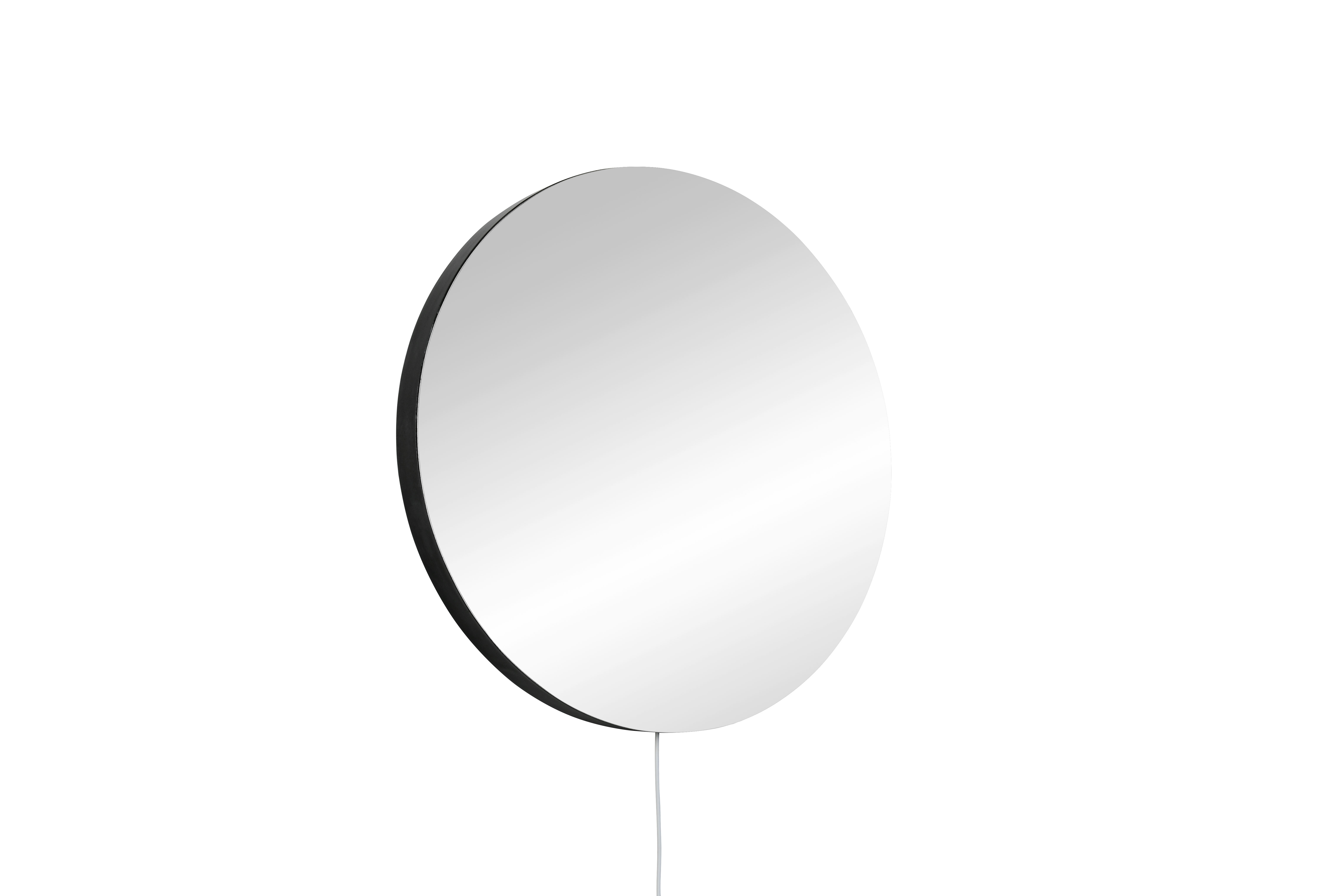 Wandleuchte DUKE - LED, Kunstst., schwarz, ca. Ø40xH.3cm