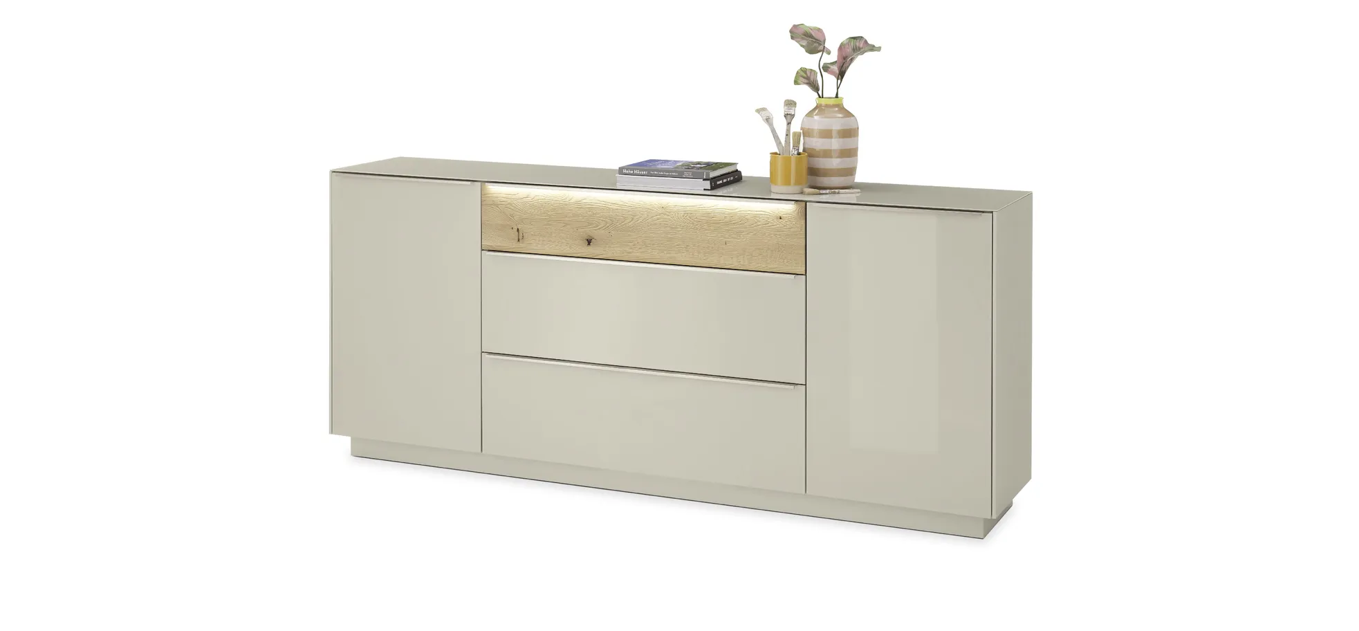 Sideboard, Kaschmir matt lack Nachbildung - Marybelle