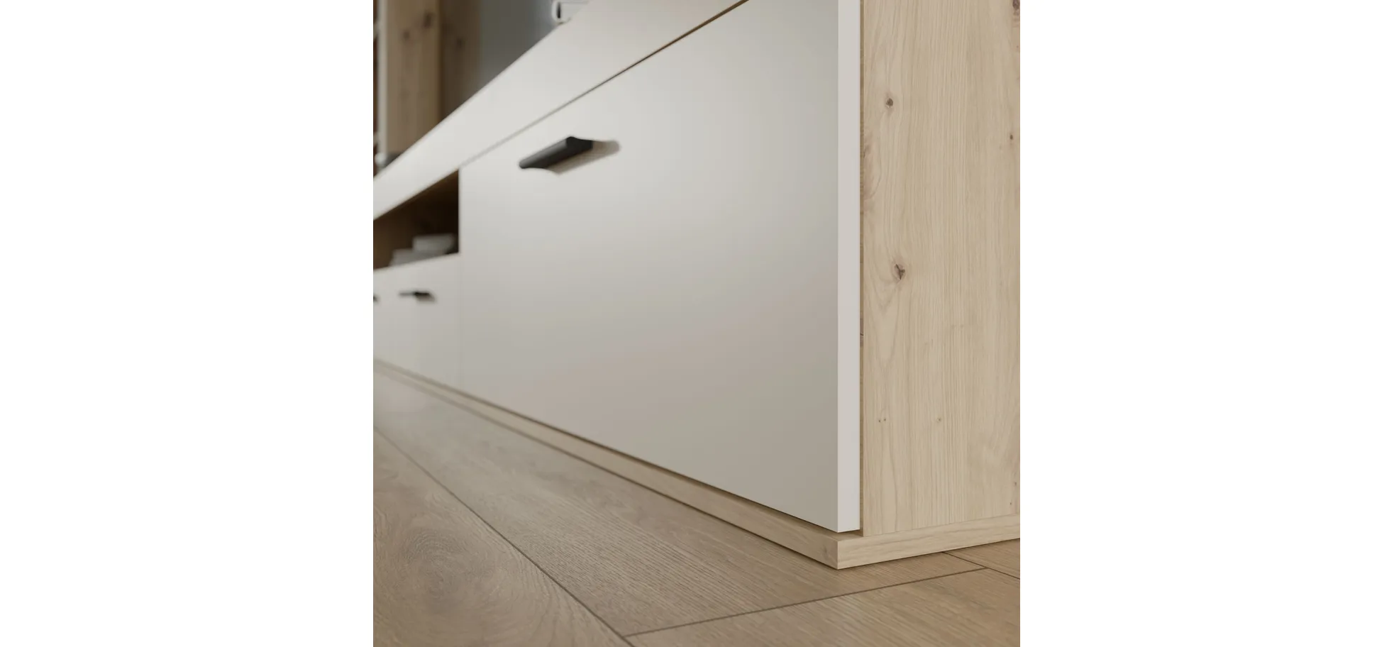 Wohnwand, Artisan oak, Sand  - Frana