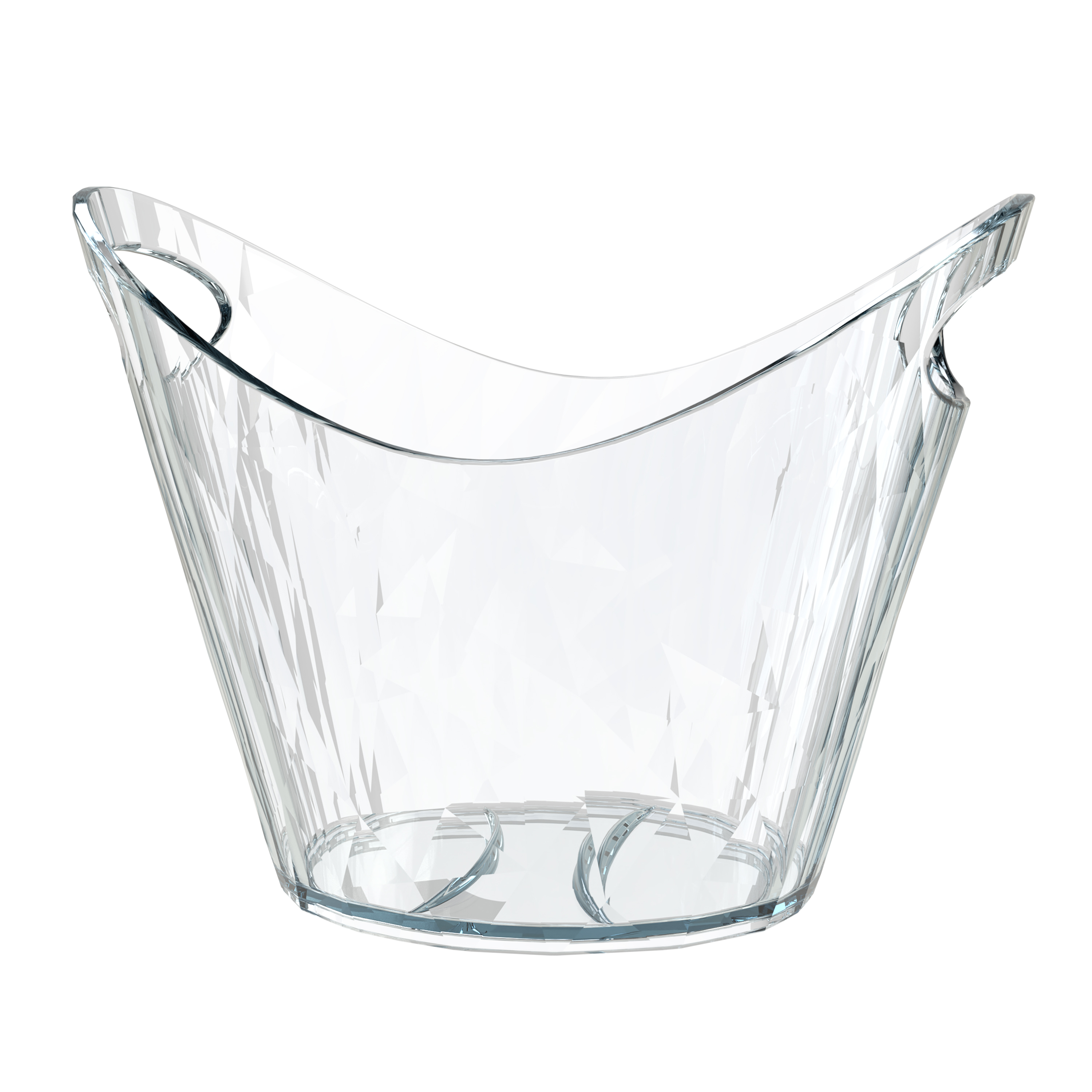 Superglas Kühler 6l, crystal clear - groß, sicherer Stand, stapelbar, 100% CO2-neutral