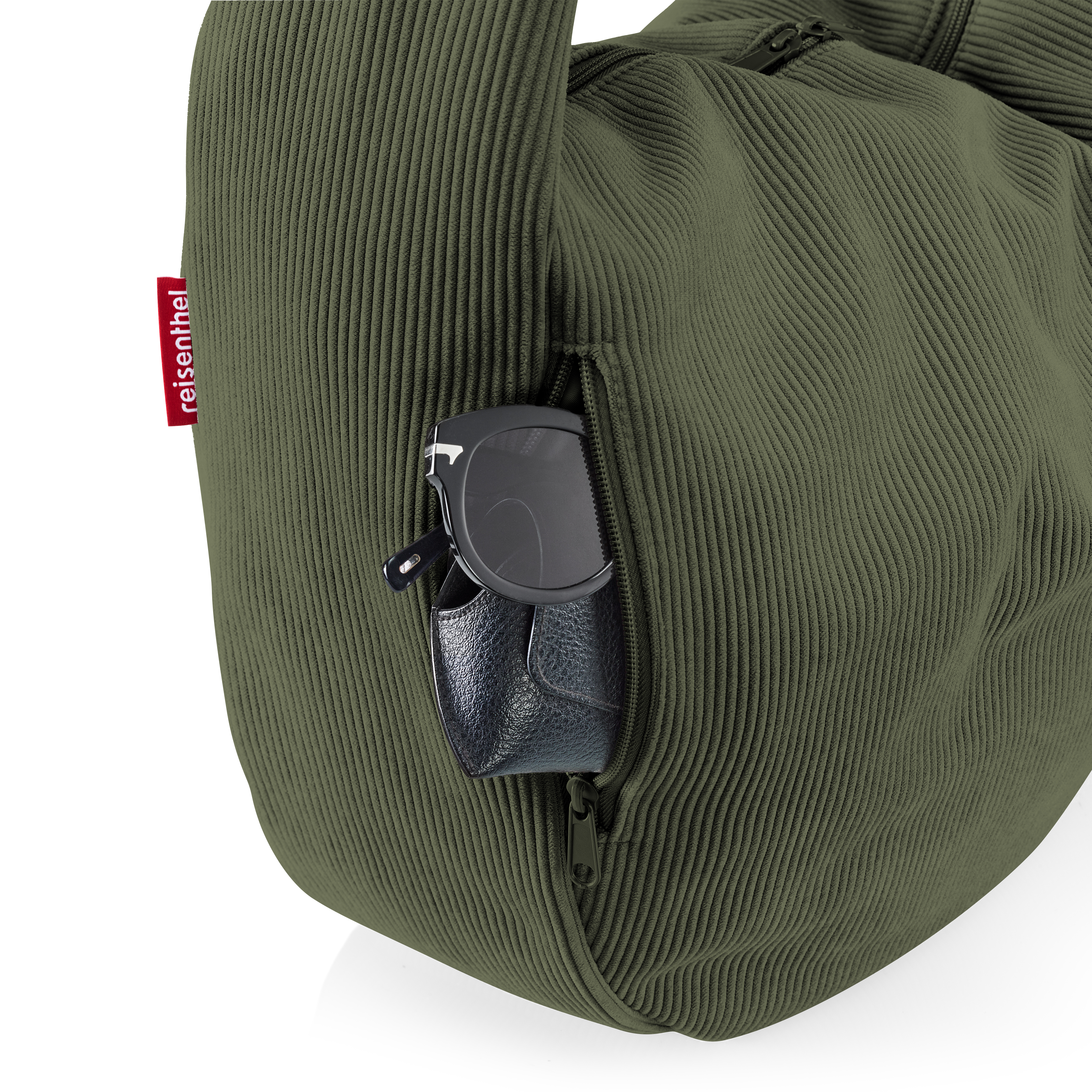 reisenthel, moonbag - cord dark matcha