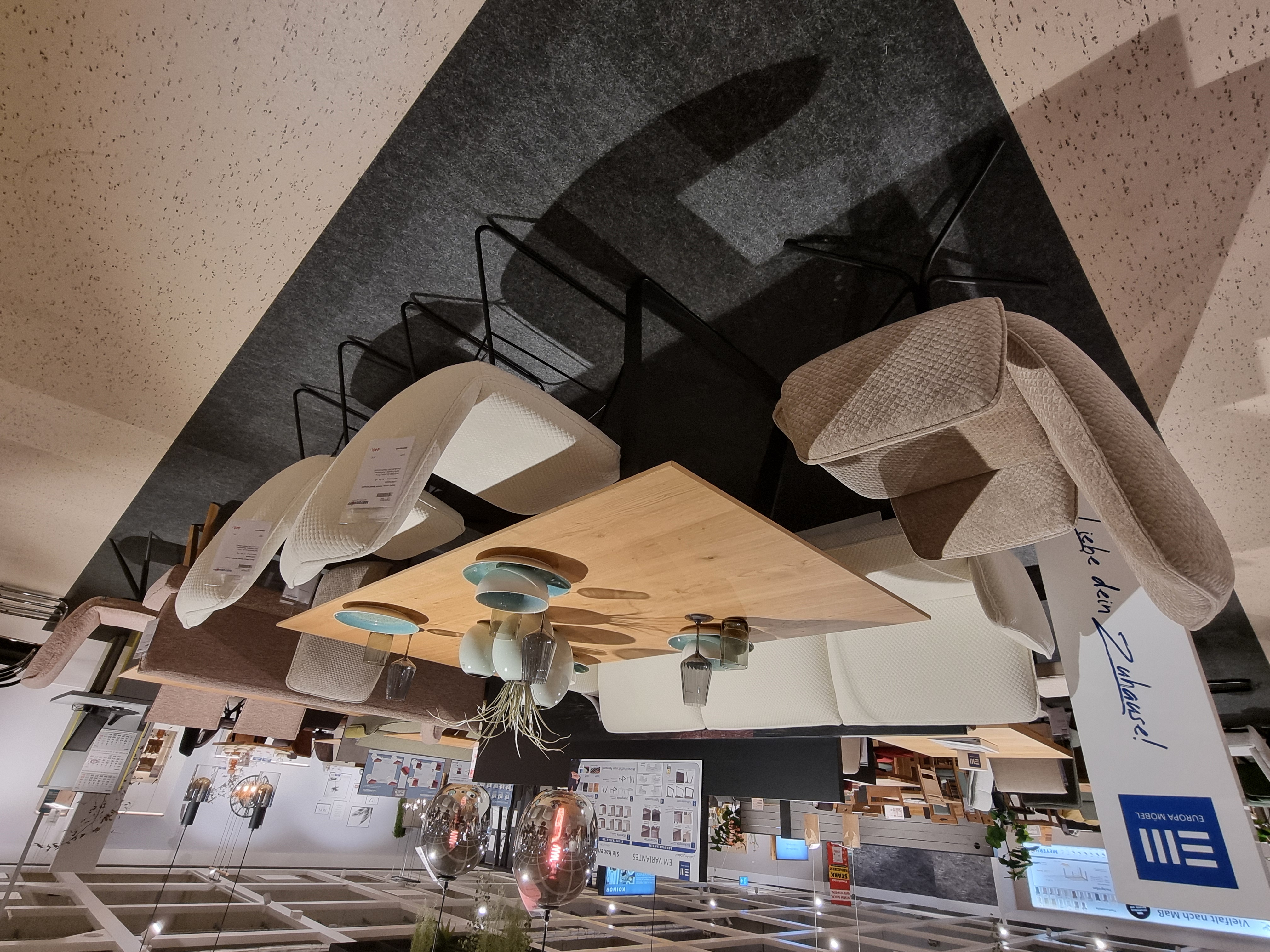 Essgruppe, Stoff creme  - LS25 Fumara