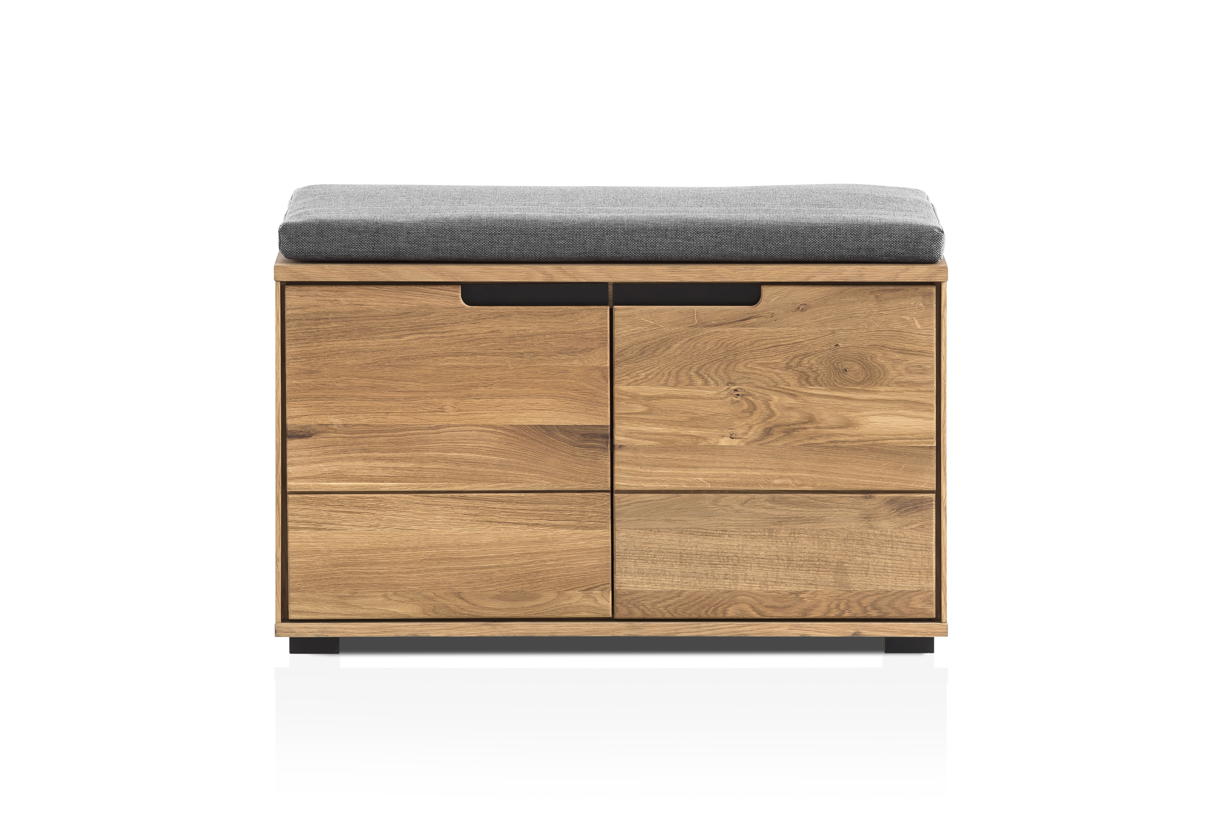 Garderobenbank, Schuhbank, Eiche, 2-trg. - Edma