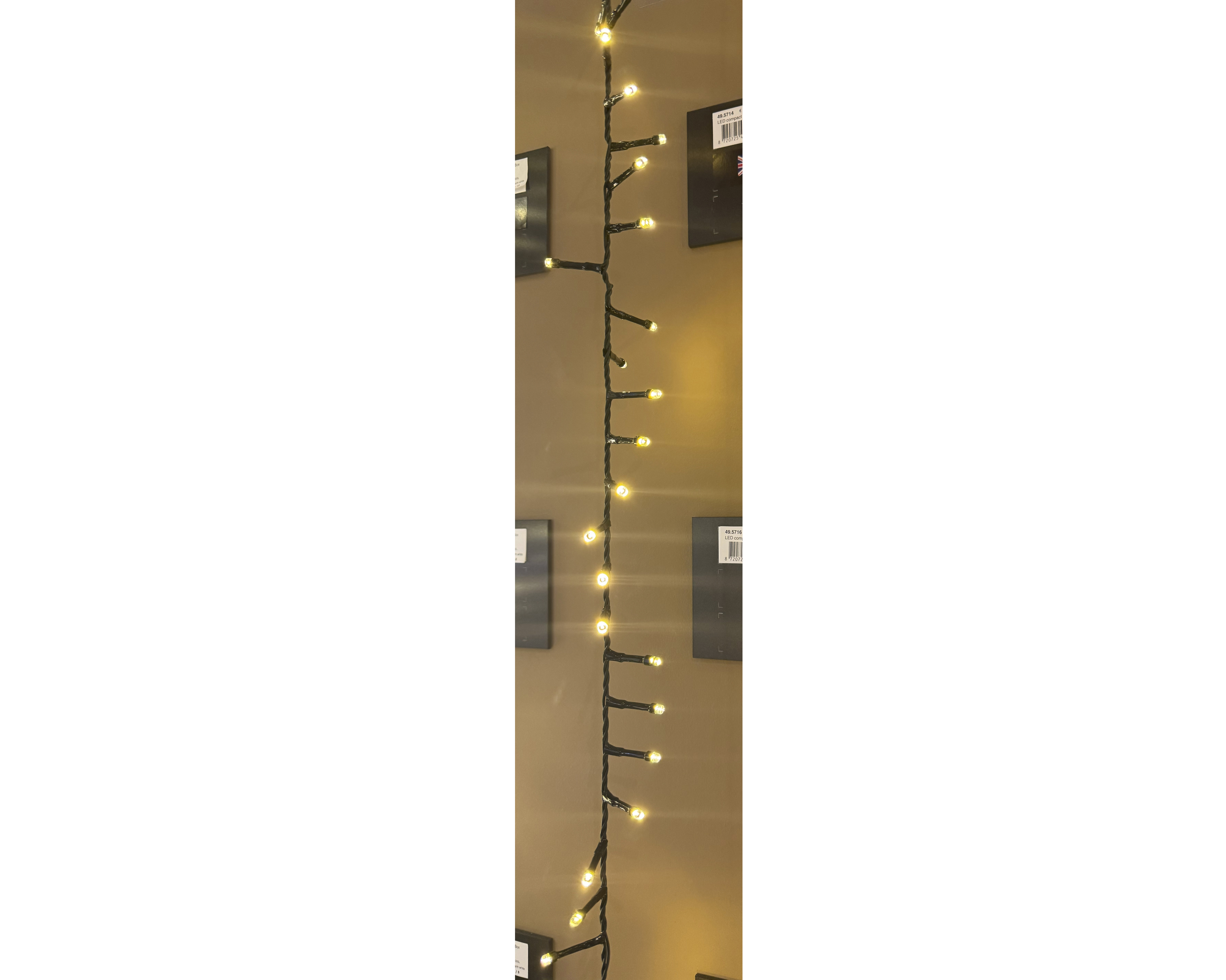 LED Compact Beleuchtung Kupfer - grün, 1600cm-750L
