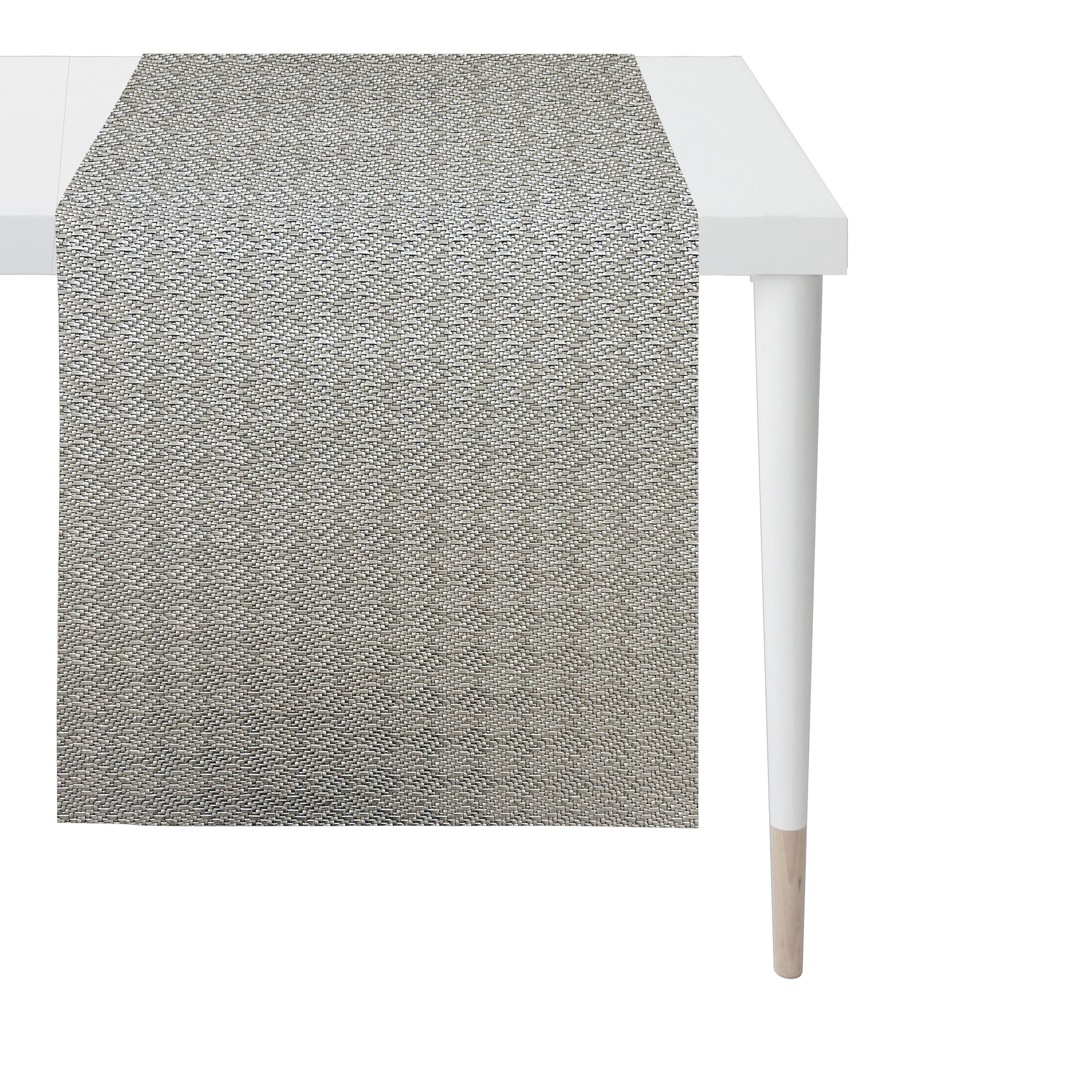 Läufer Metallico, ca. 45X140cm - taupe