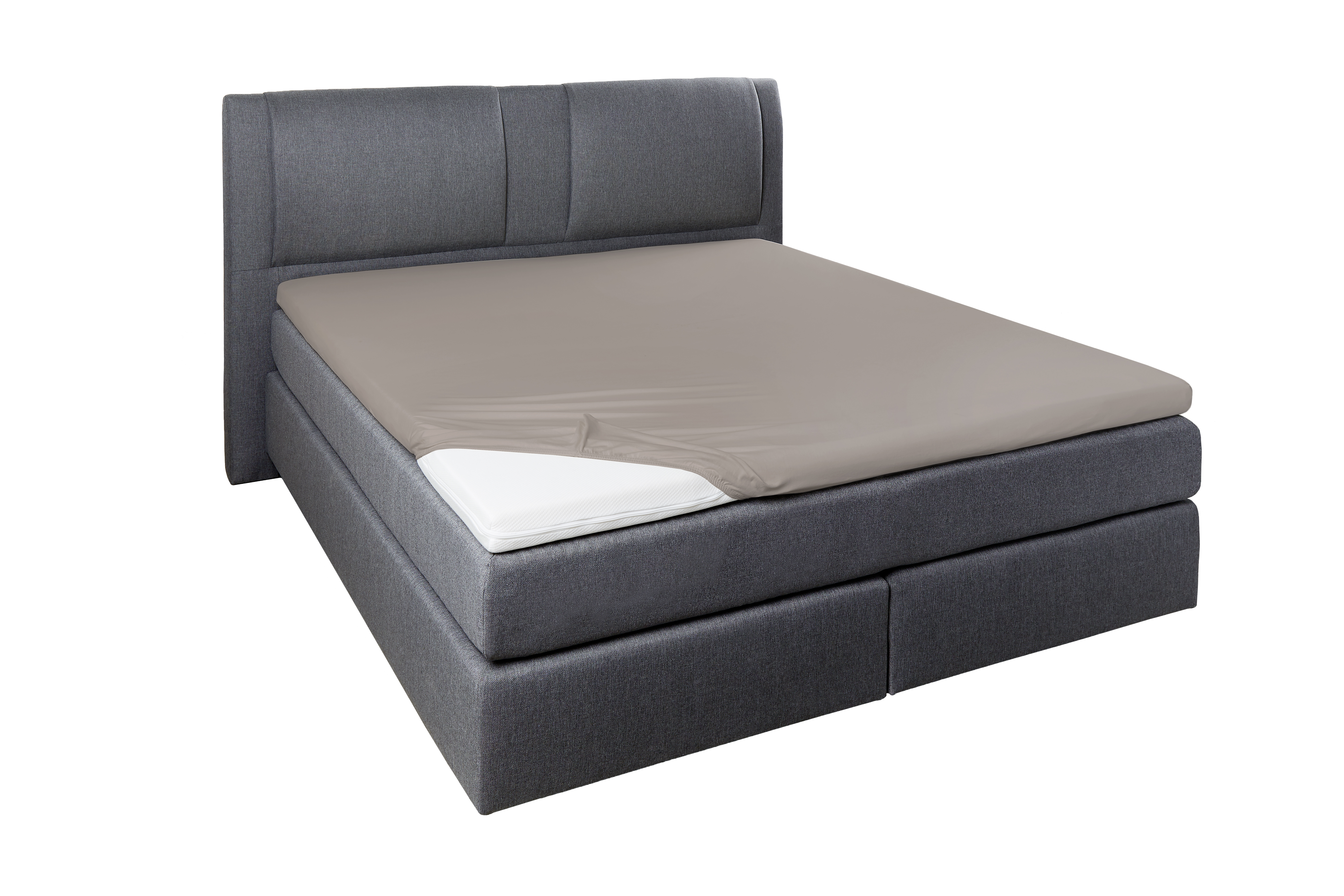 Spannbetttuch CASEA Premium 6500 - 190x200cm, kiesel