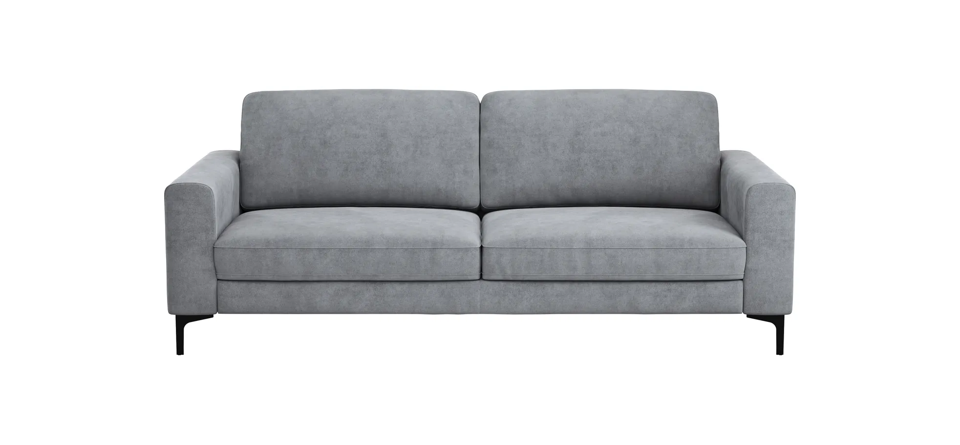 Sofa Oviedo - 3-Sitzer, Stoff, Grau