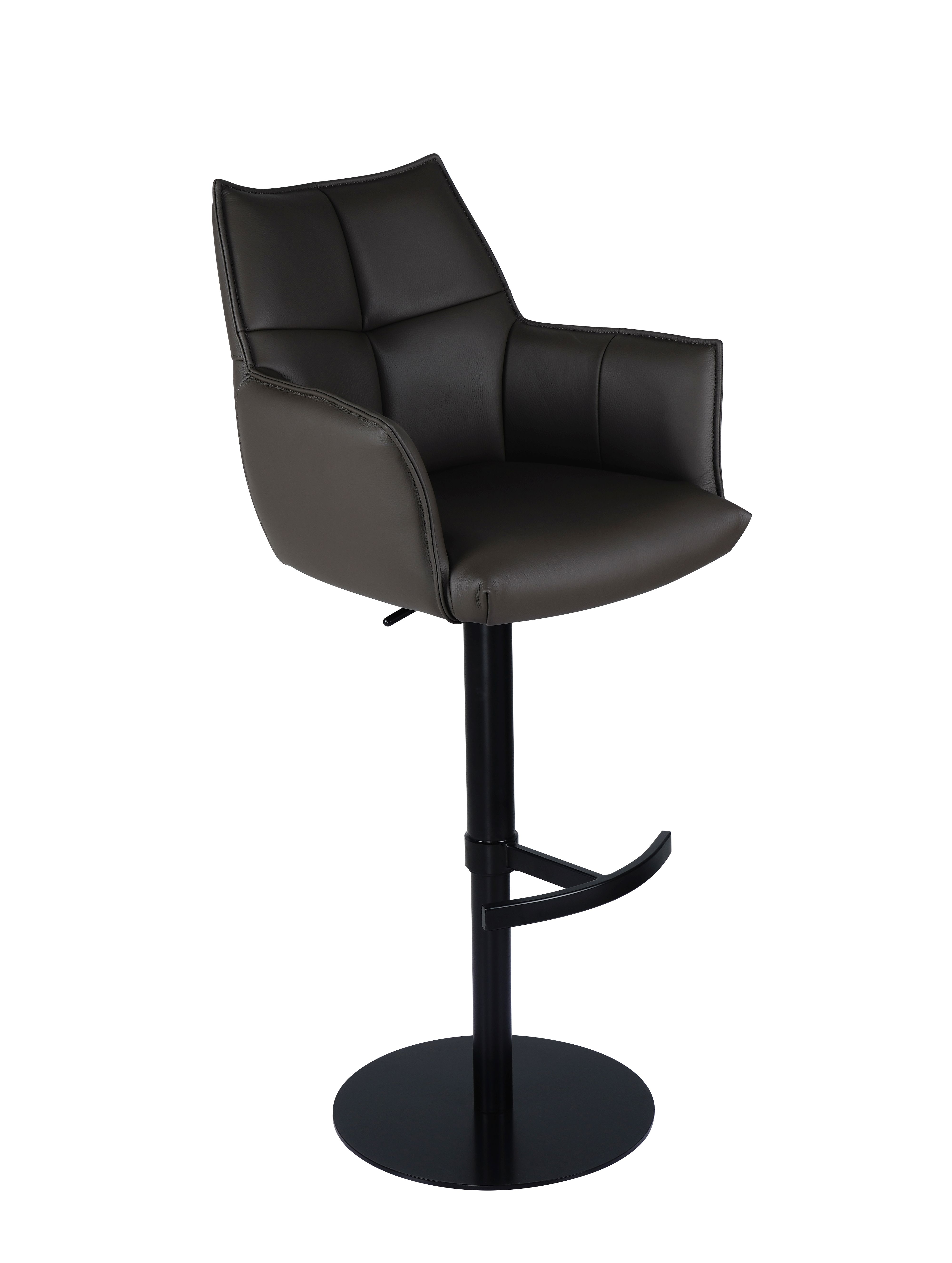 Barhocker, Leder chocolate - Mele