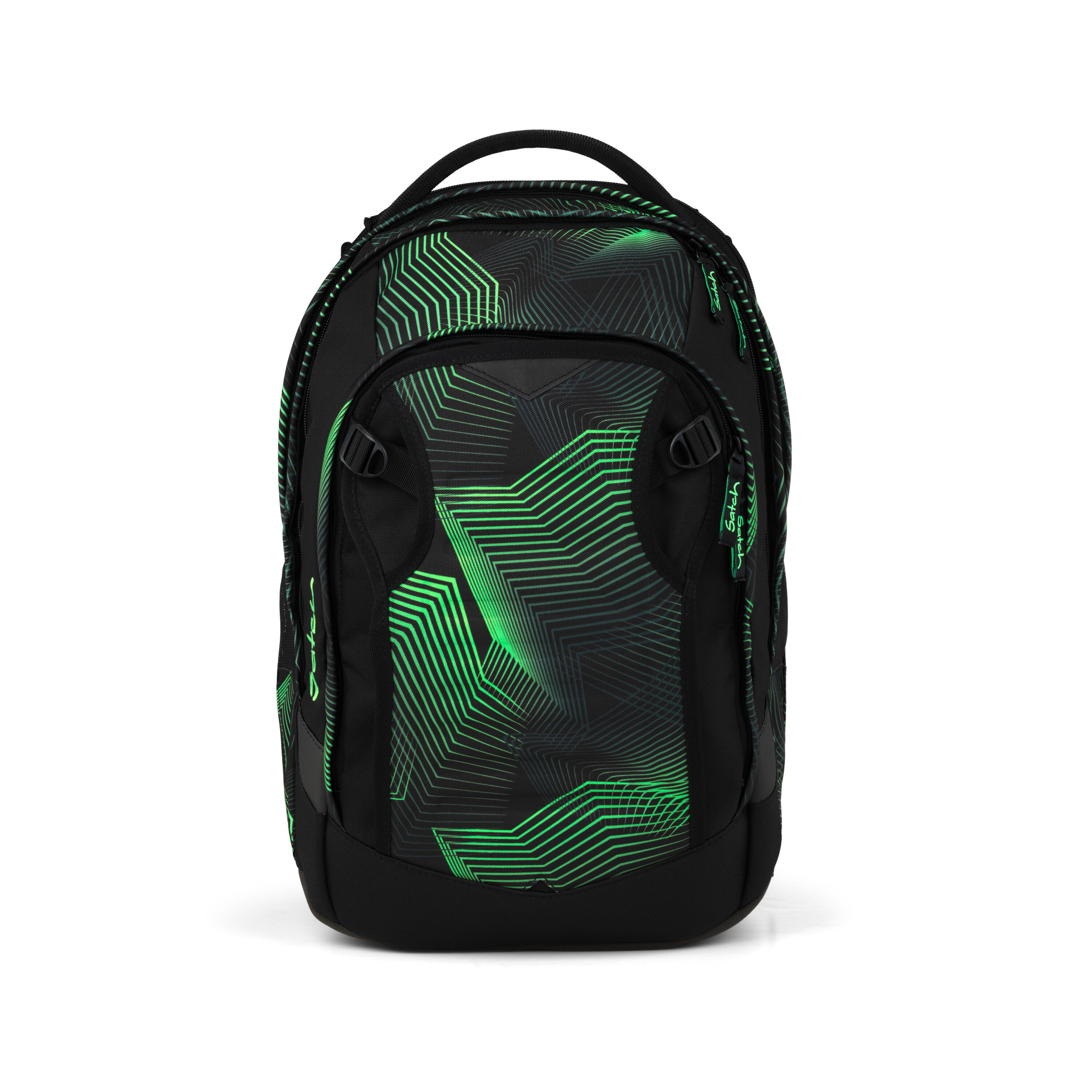 Satch Schulrucksack Seismic Green - Match Plus