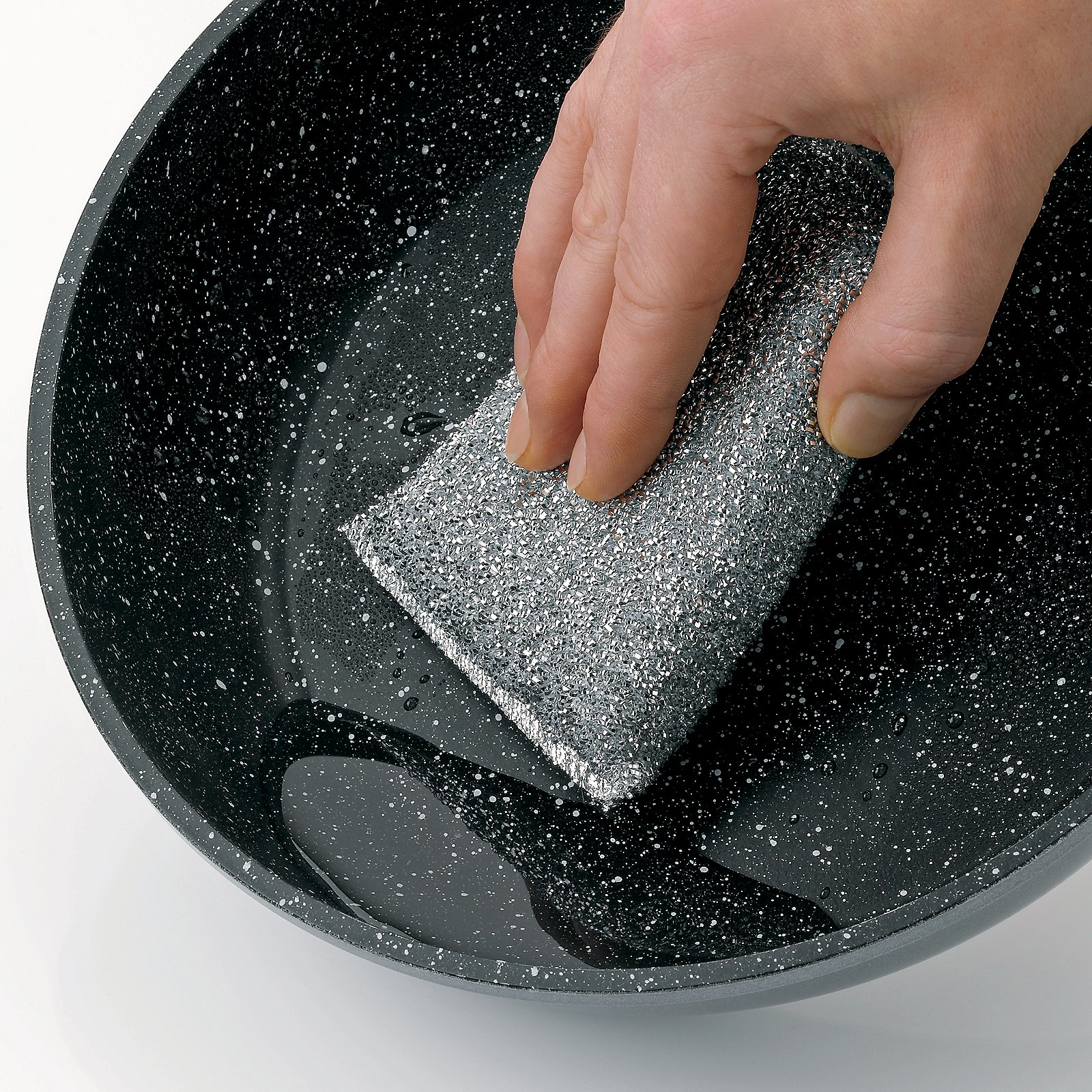 Glänzerkissen Pulito, 3-er - polyester, silber, 12,5x8x2,5cm