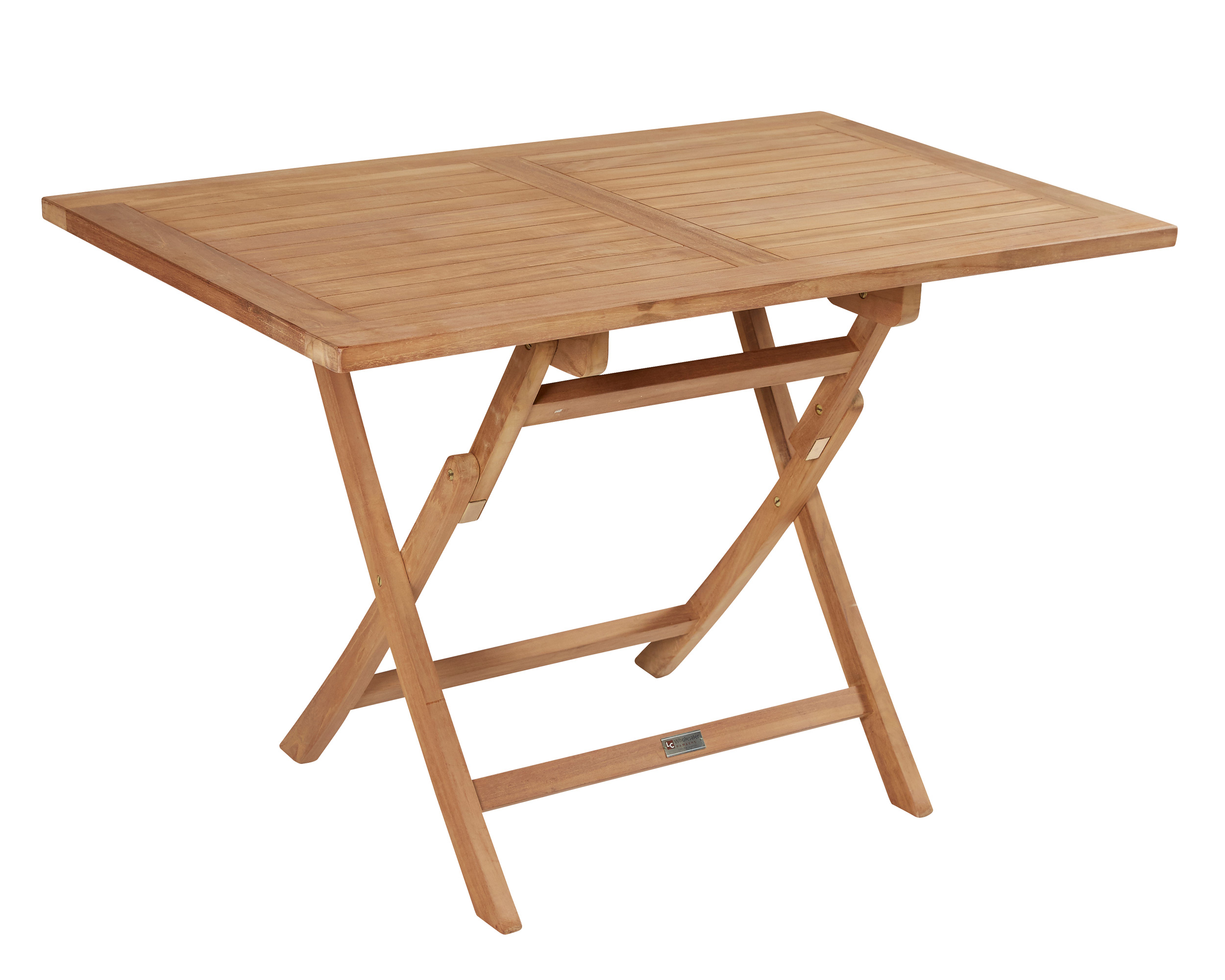 Tisch, rechteckig, klappbar, Teak - Kampen