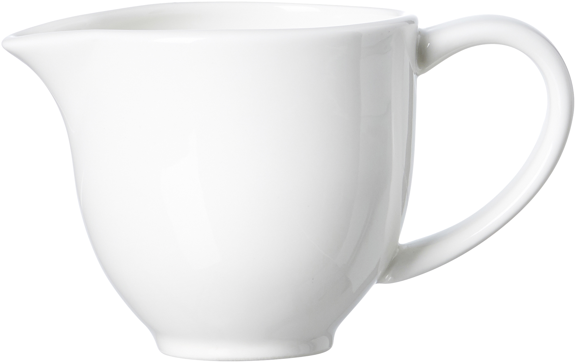 Milchgießer Skagen Weiss 180 ml - Porzellan, spülmaschinenfest, rund, weiß