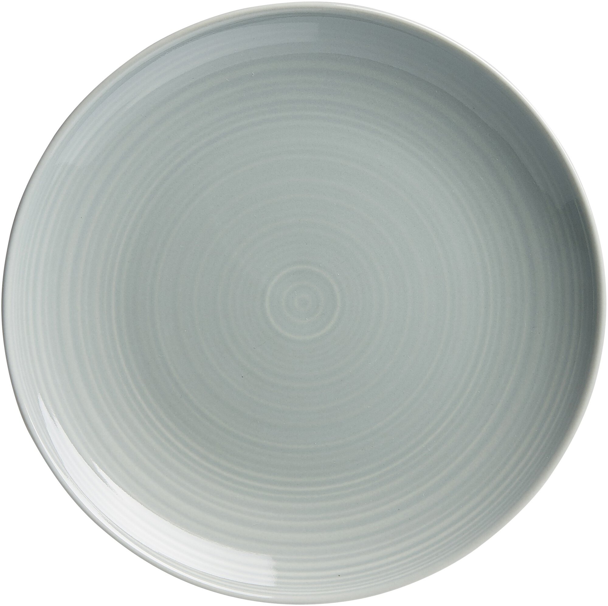 Dessertteller Suomi Graublau 20 cm - Porzellan, spülmaschinenfest, rund, blau