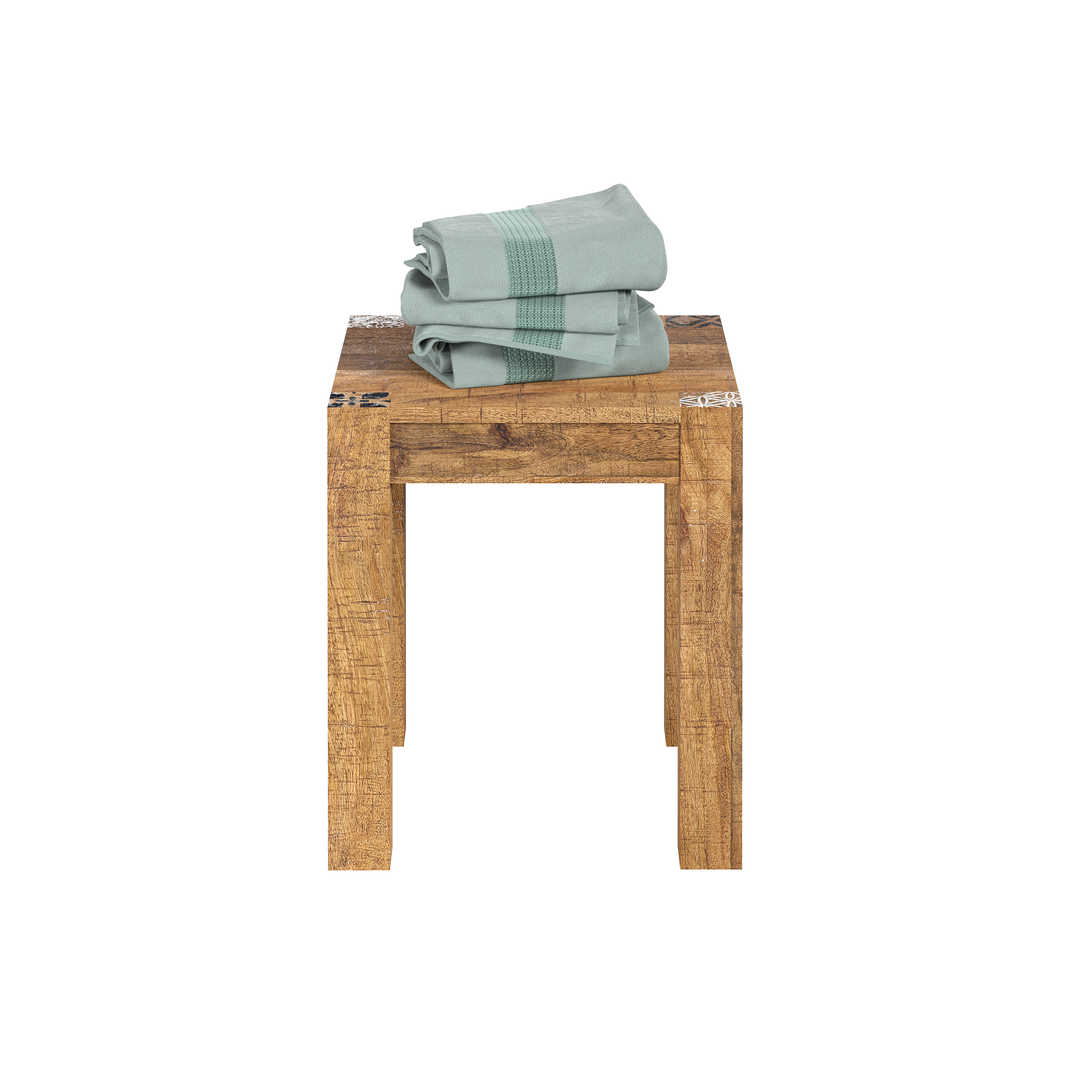 Couchtisch, Mangoholz, ca.40x40 cm - MyStyle 1008