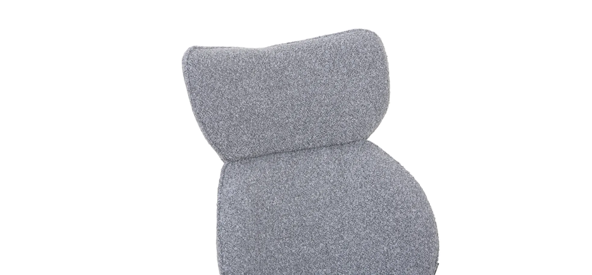 Vierfußstuhl, grau - Mirna