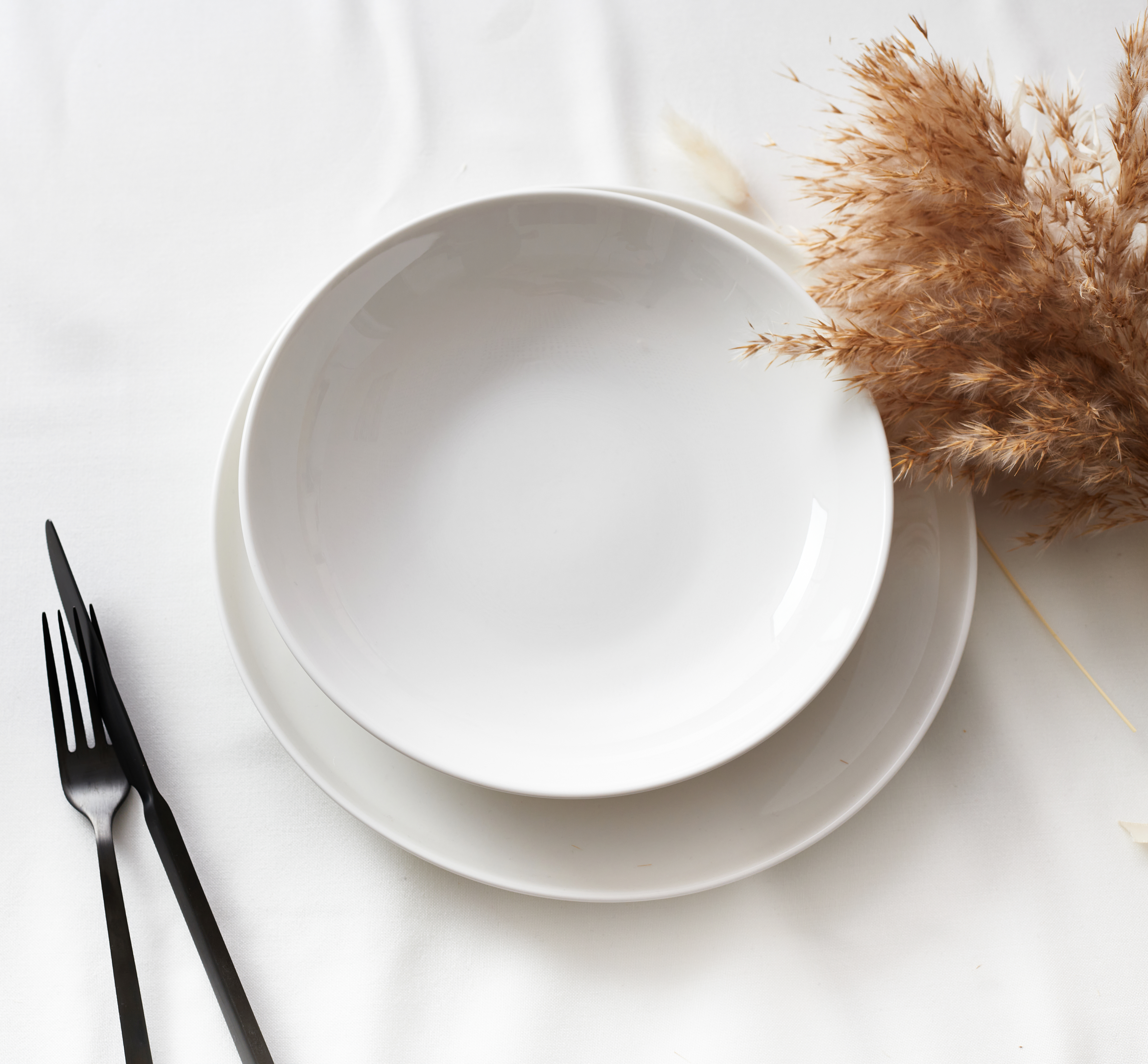 Suppenteller Skagen Weiss 21,5 cm - Porzellan, spülmaschinenfest, rund, weiß