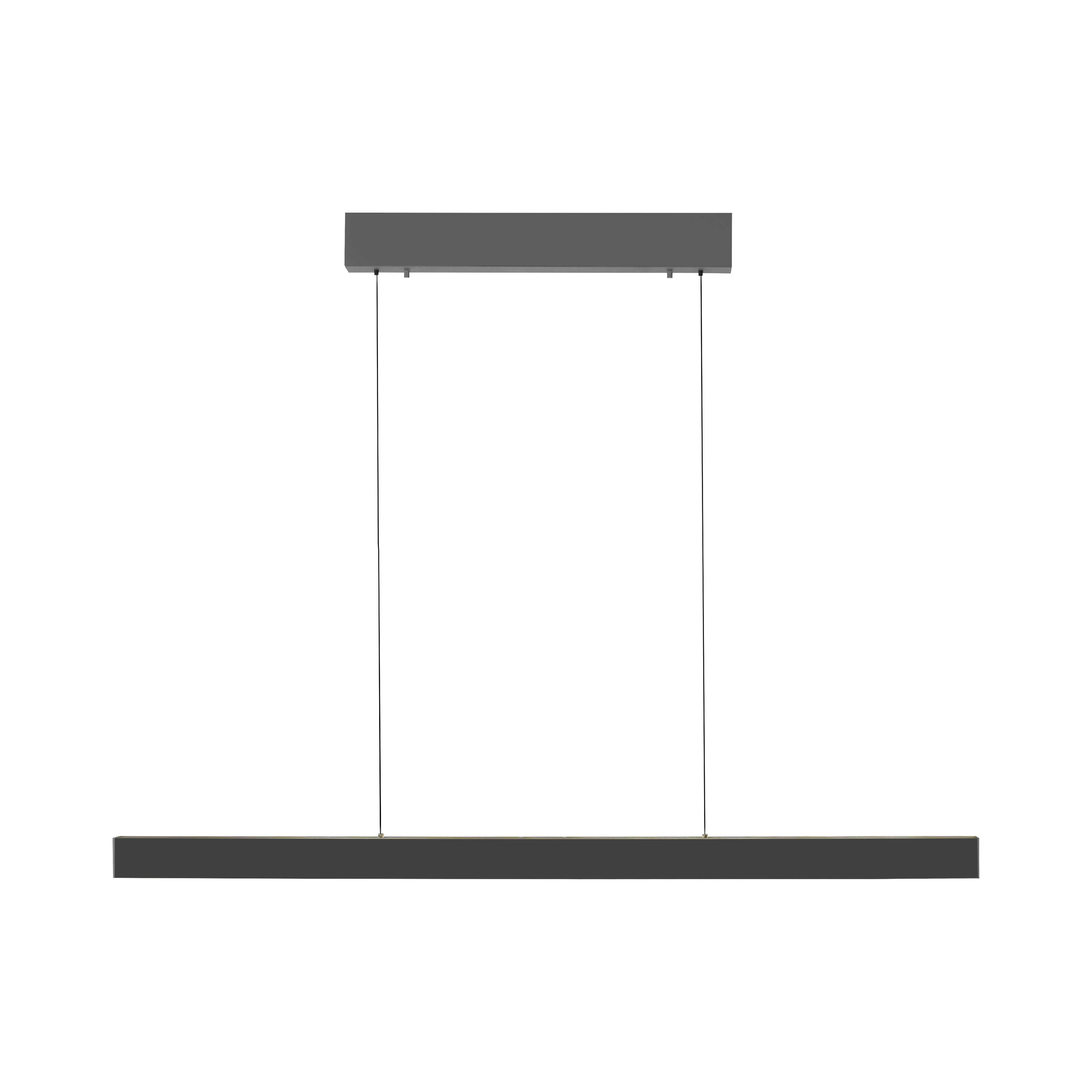 Pendelleuchte ADRIANA SQUARE - 6-flg., LED, anthrazit, Höhenverstellbar mit Lift
