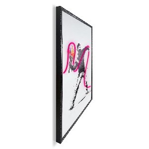 Neon LED Art Black - 70x100cm, graffiti thrower