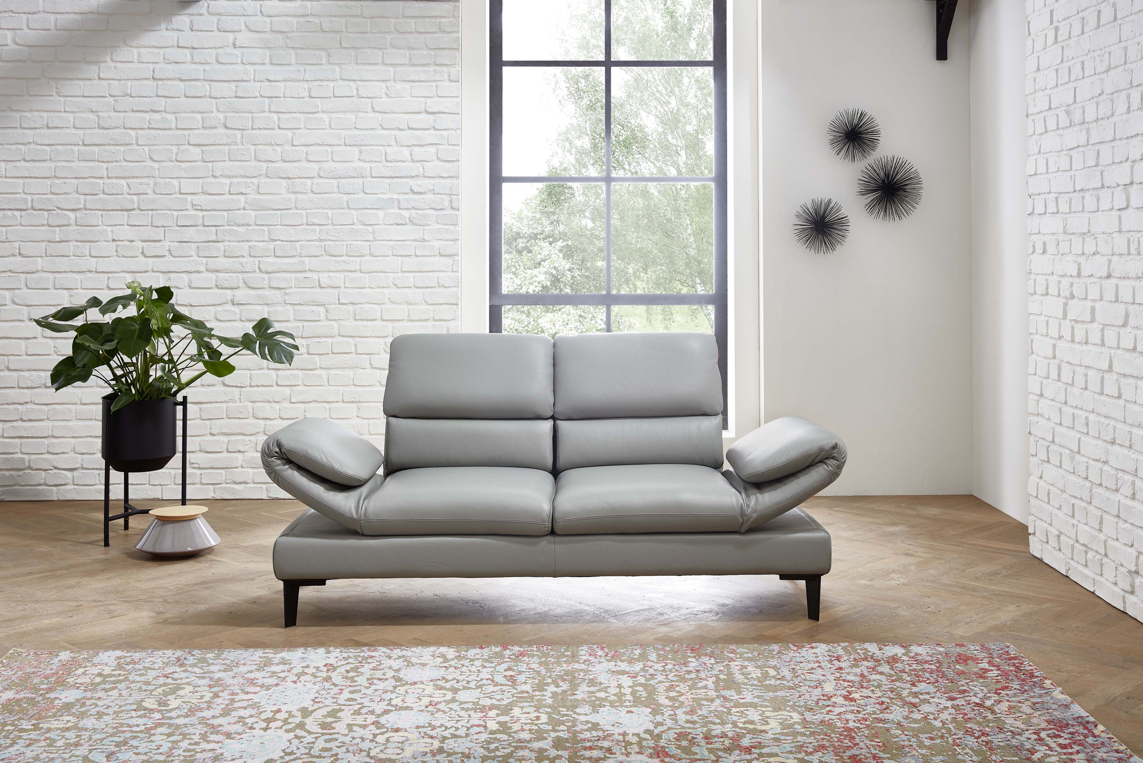 Sofa 2,5-sitzig, Leder Larina asche - MyStyle 2151 Sofa 2,5-sitzig, Leder Larina asche - MyStyle 2151