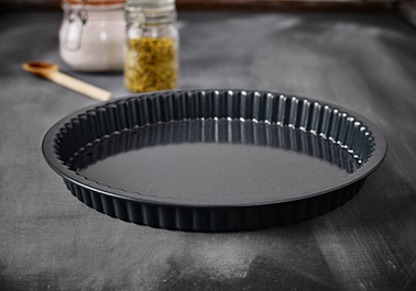 Tarteform Boden Emaille Ø 32 cm, Premium Baking - Höhe 3,5 cm