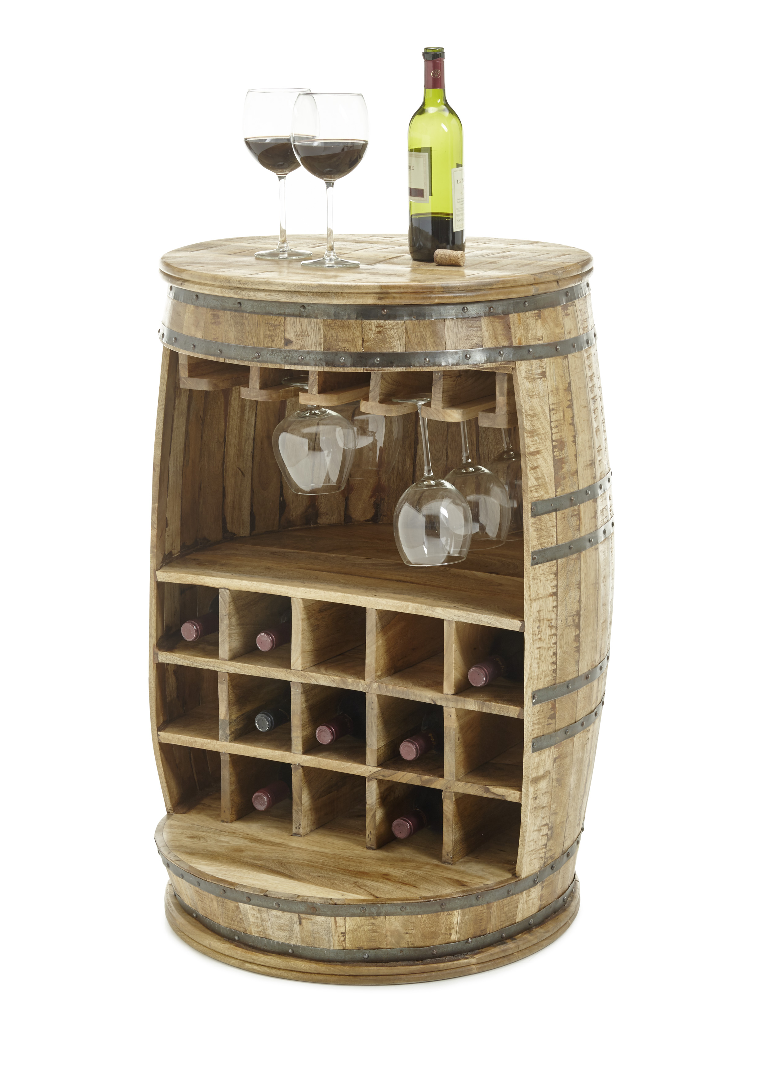 Barfass, Mango Wood - MyStyle 4054