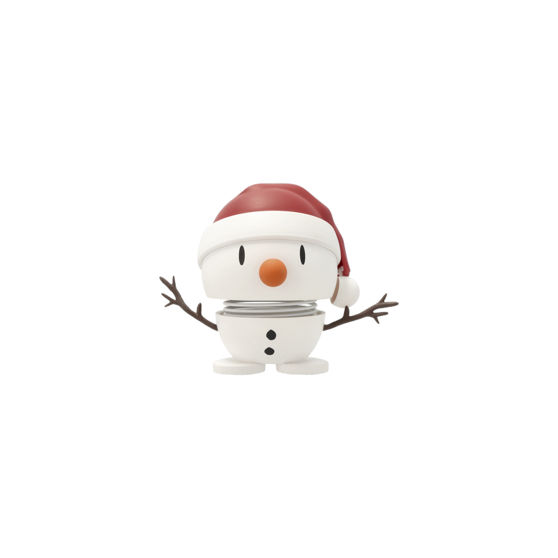 Hoptimist Soft Santa Snowman S White - ca. 6,2x8,2x6,9cm