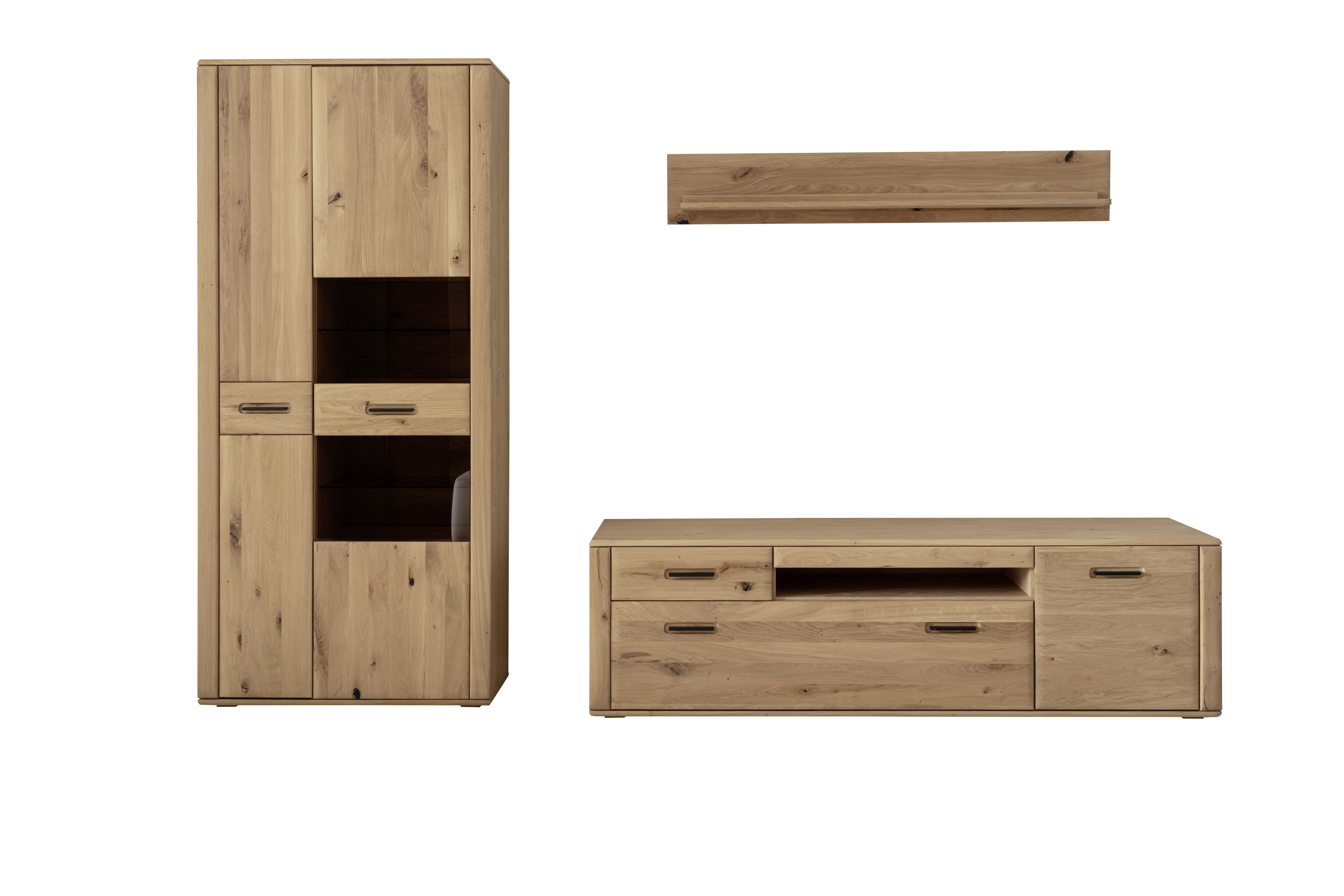 Wohnwand, Ast/Balkeneiche  - LS25 Donato