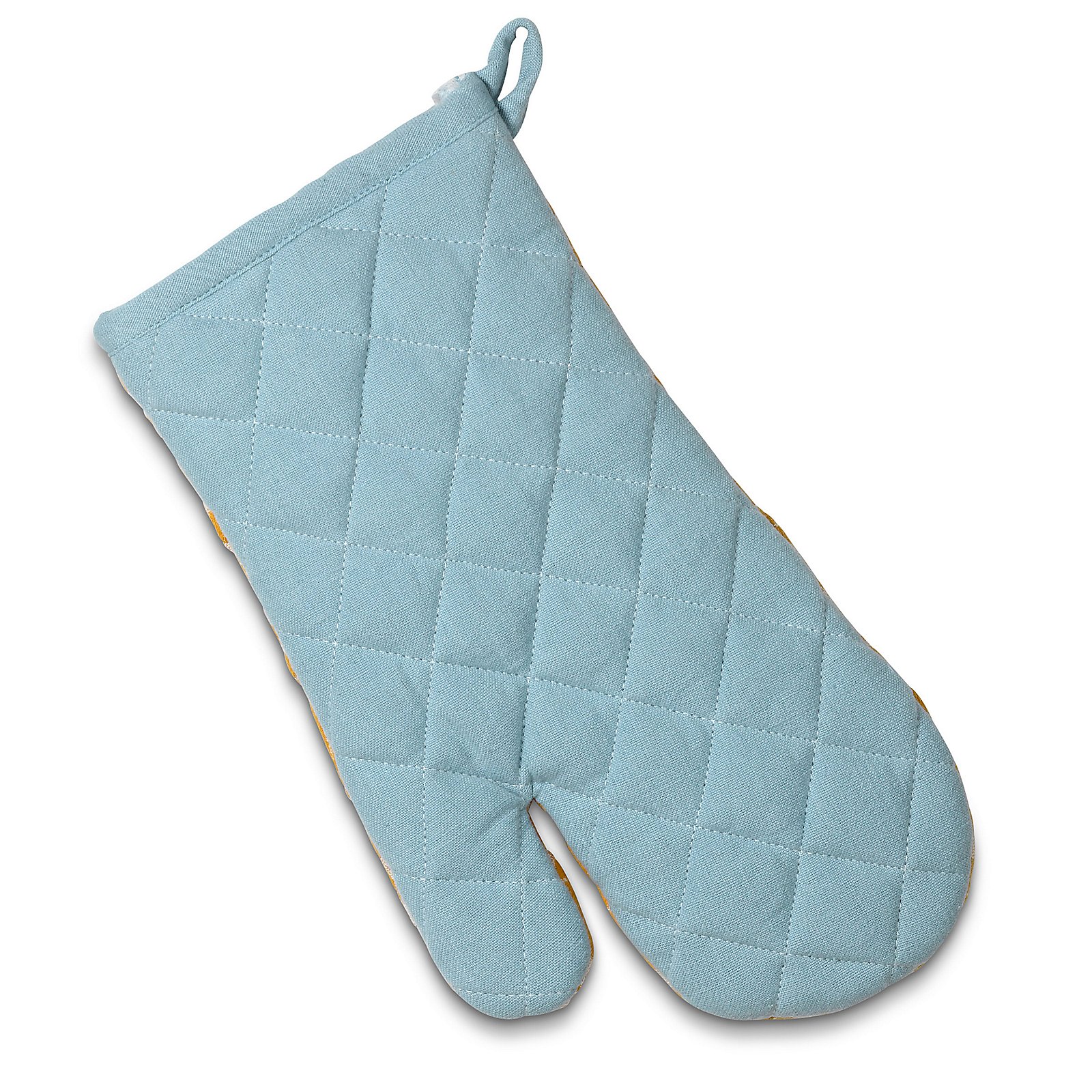 Topfhandschuh Svea - hellblau/gelb