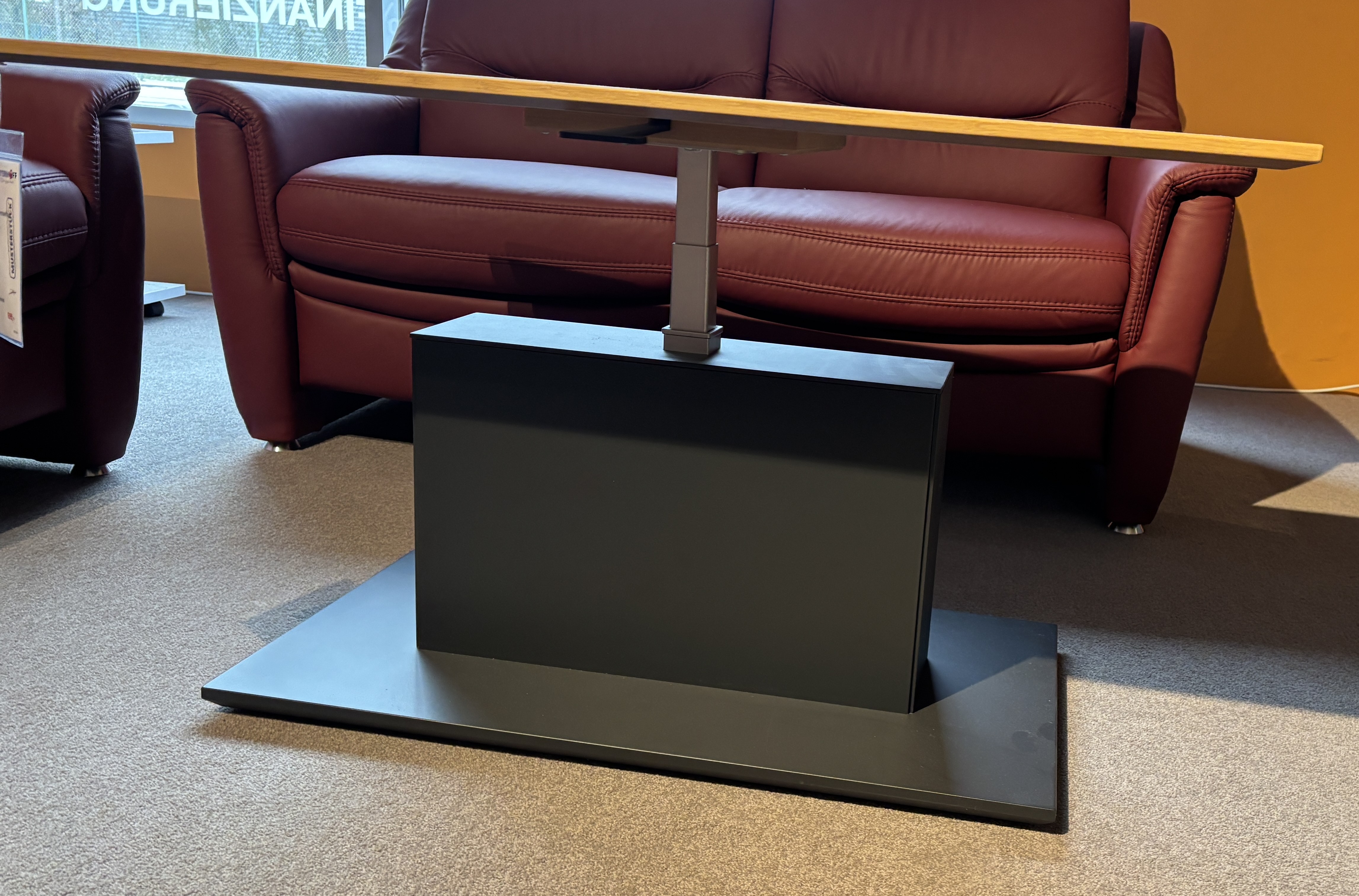 Couchtisch, höhenverstellbar, Eiche - COUCHTISCHE