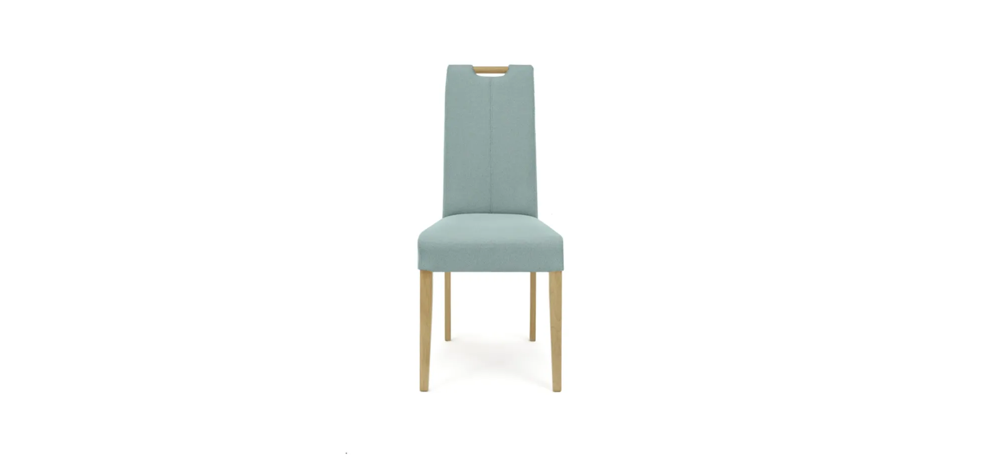 Stuhl  SITTING TOGETHER_S- Stoff, Mint, Eiche Natur