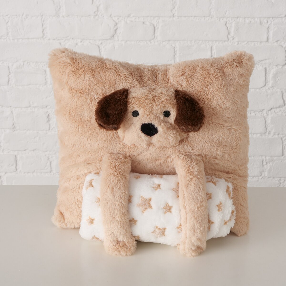 Kissen Noah, Hund /Stern - Polyester