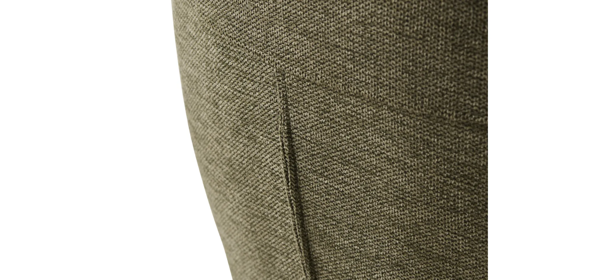 Armlehnstuhl, drehbar, Bouclé Olivgrün - Ulima