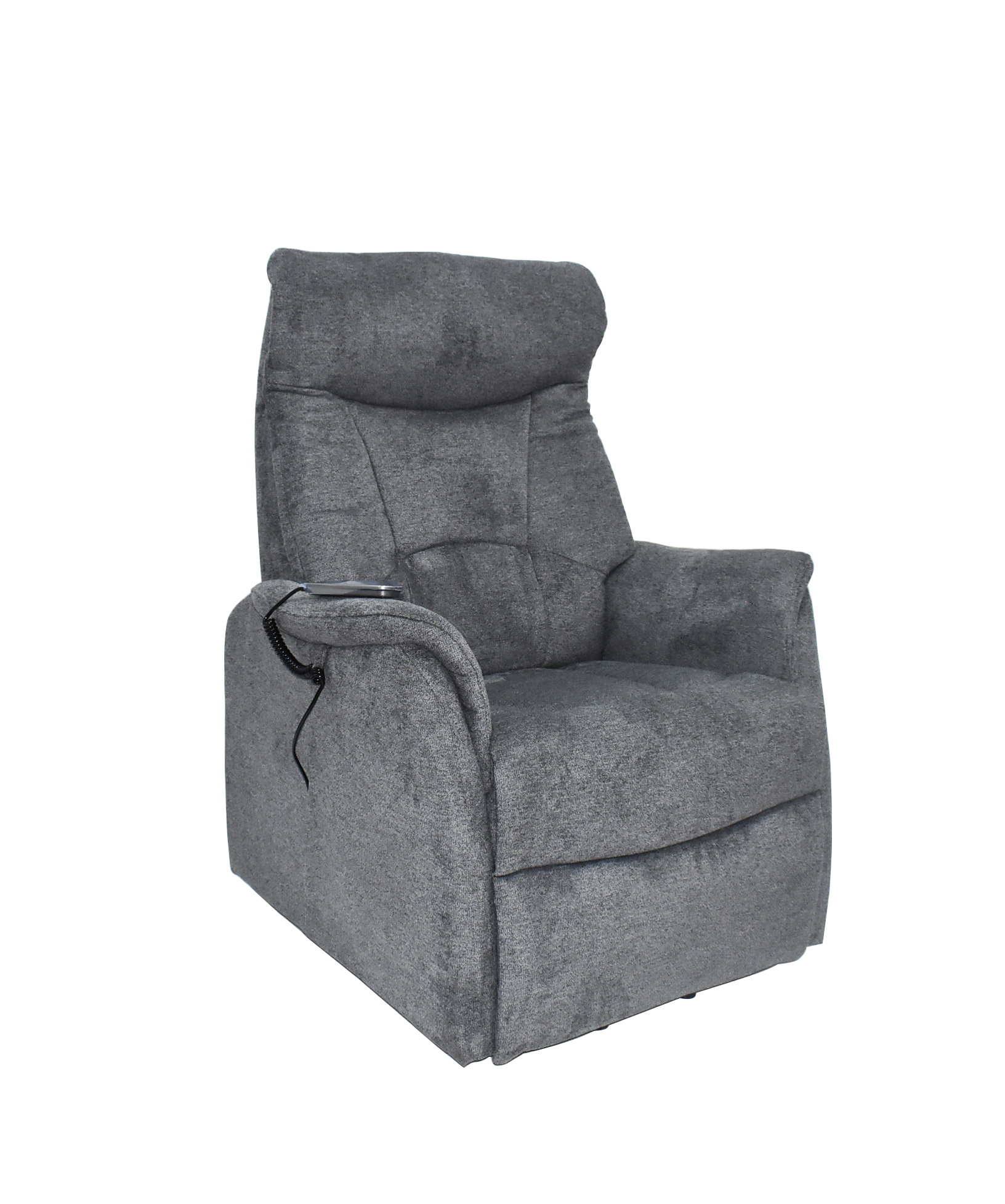 Fernsehsessel, dunkelgrau, 2-motorisch - Mailo