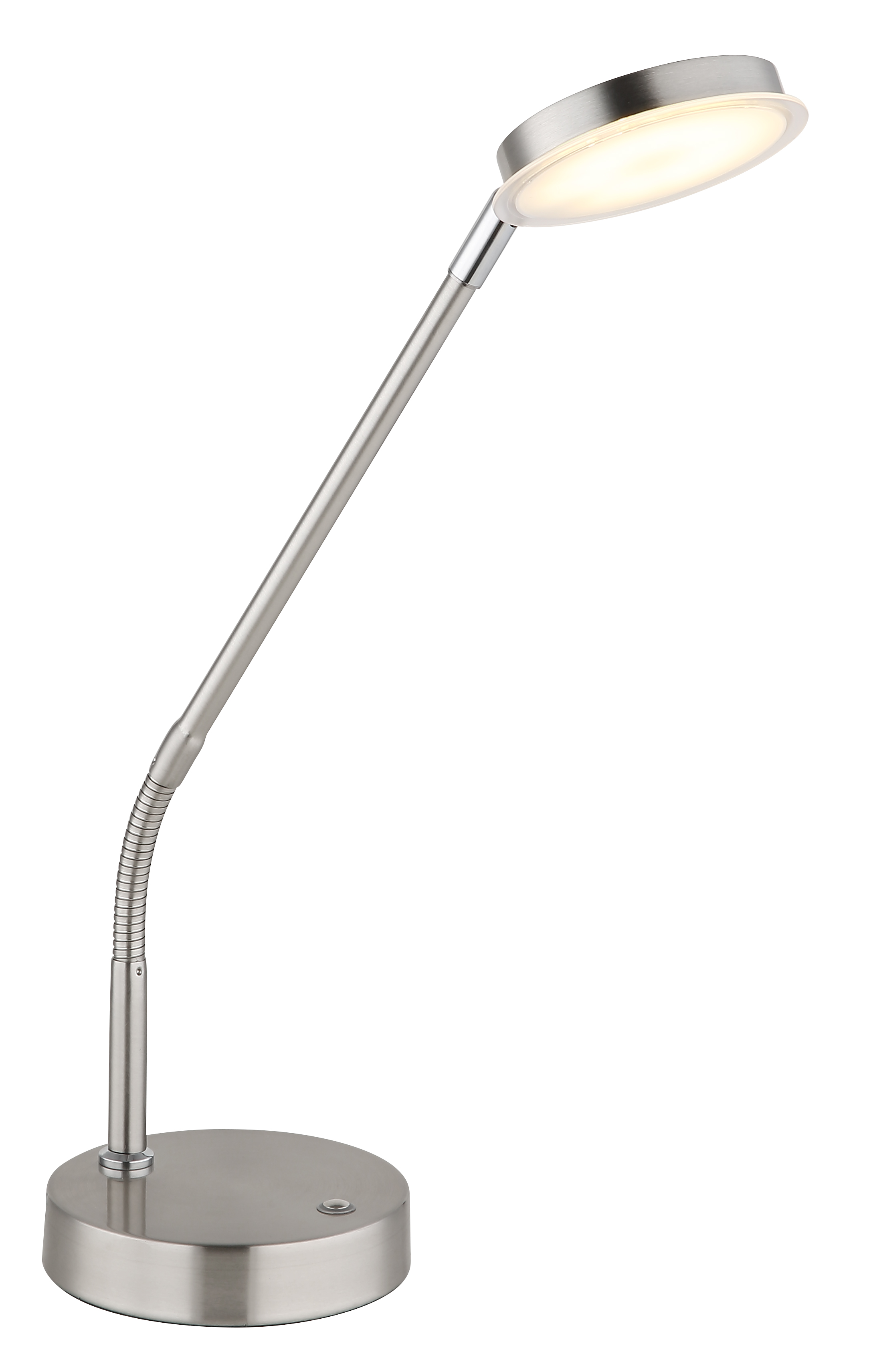 Tischleuchte SILVIO - LED, nickel matt, ca. 43x13x53,5cm